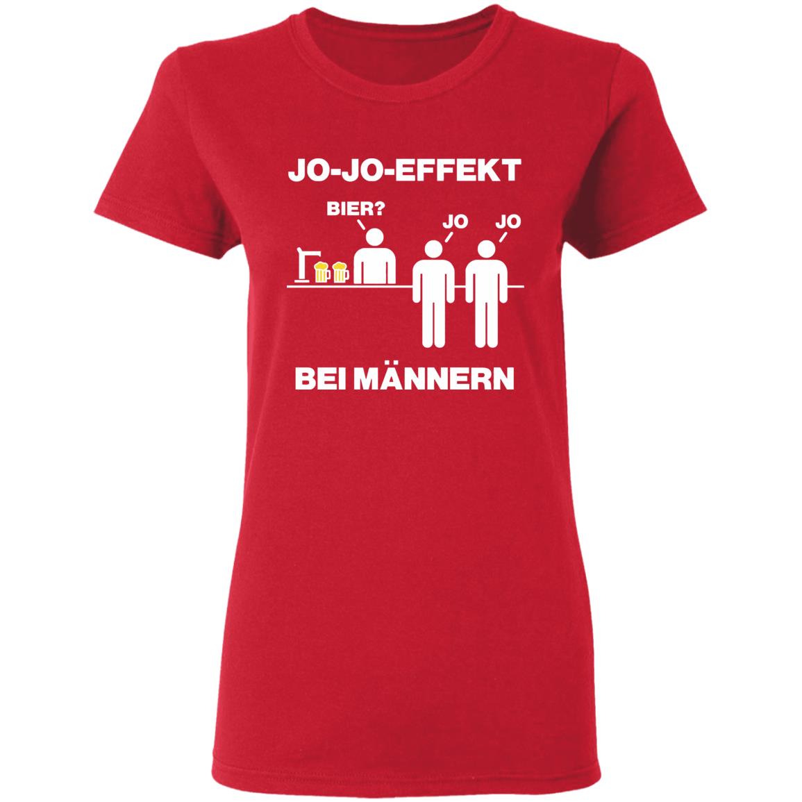 Jojoeffekt Bier Bei Mannern t shirt - Teechipus