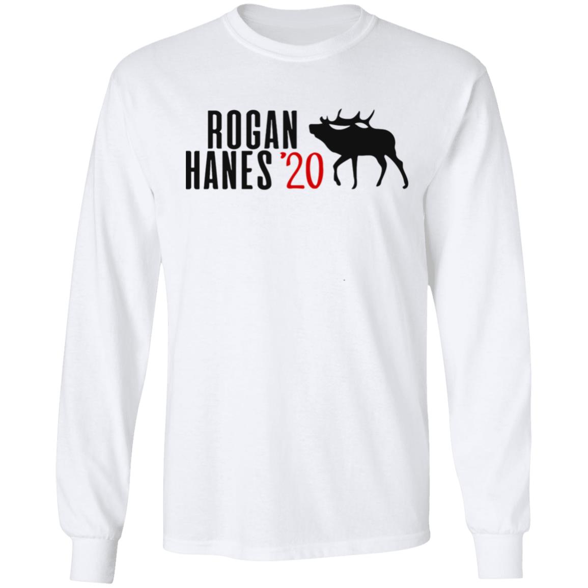 Rogan Hanes 2020 White T Shirt - Teechipus