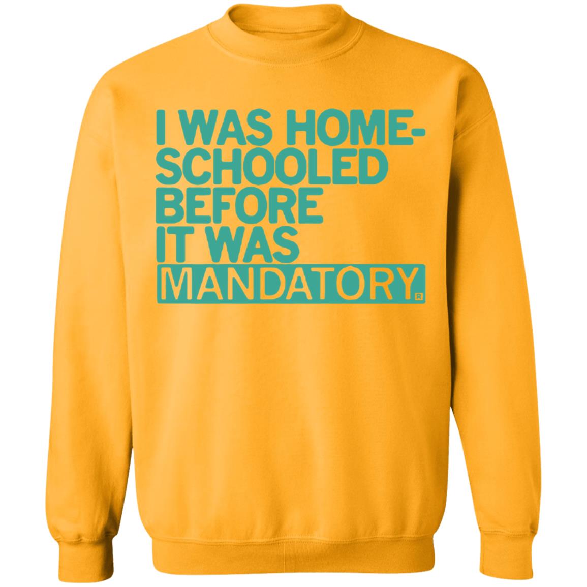 Raygun Homeschooled Before It Was Mandatory Yellow T shirt - Teechipus