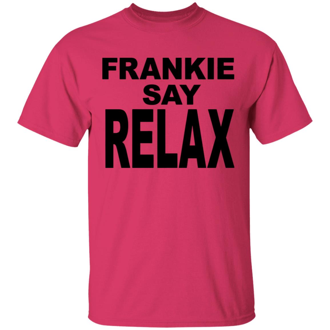 Frankie Say Relax White T Shirt Cothing plus size - Teechipus