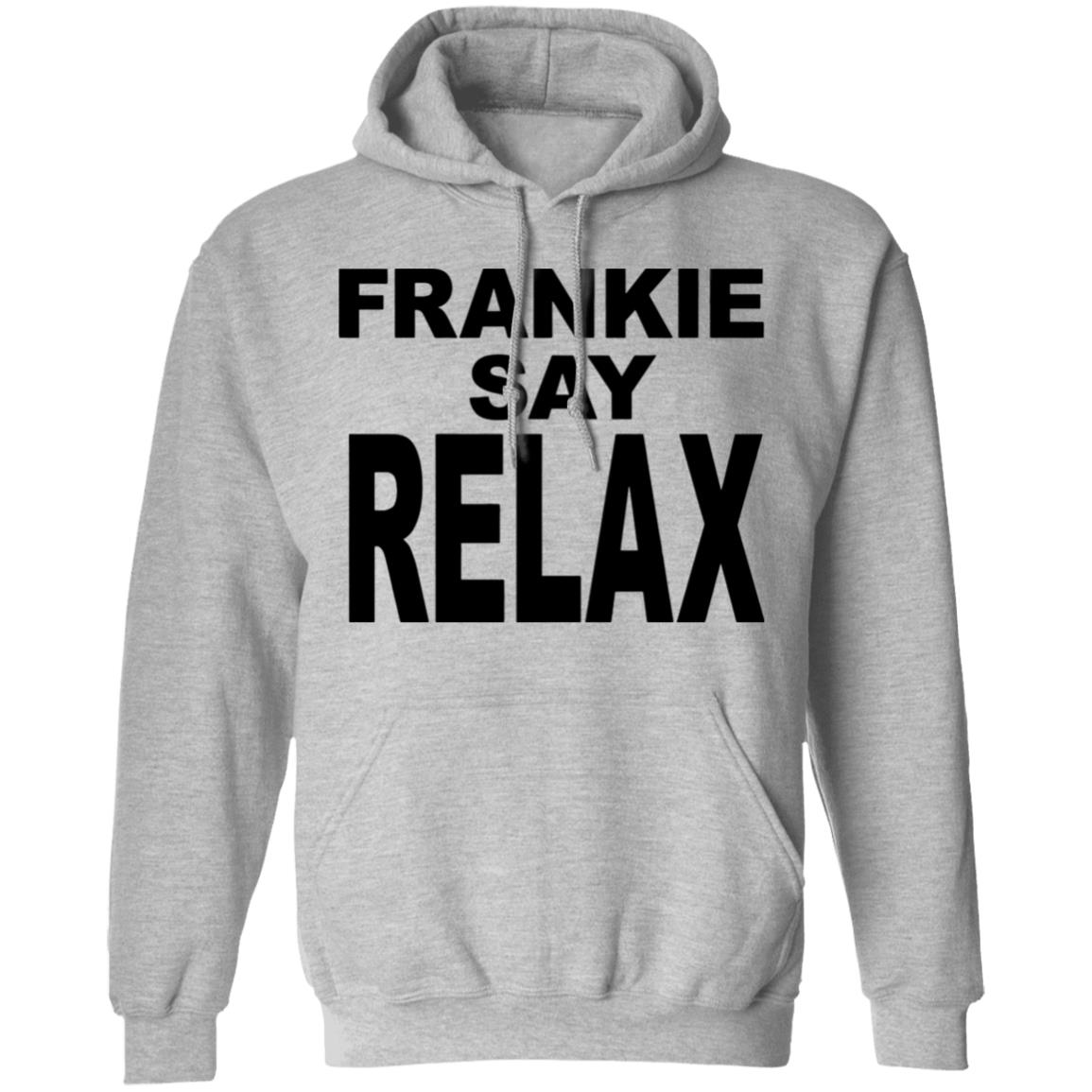 Frankie Say Relax White T Shirt Cothing plus size - Teechipus