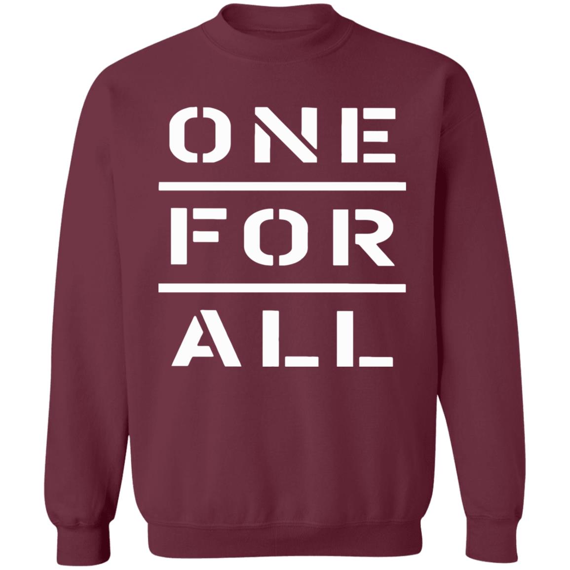 One for all T Shirt Black Cothing plus size - Teechipus