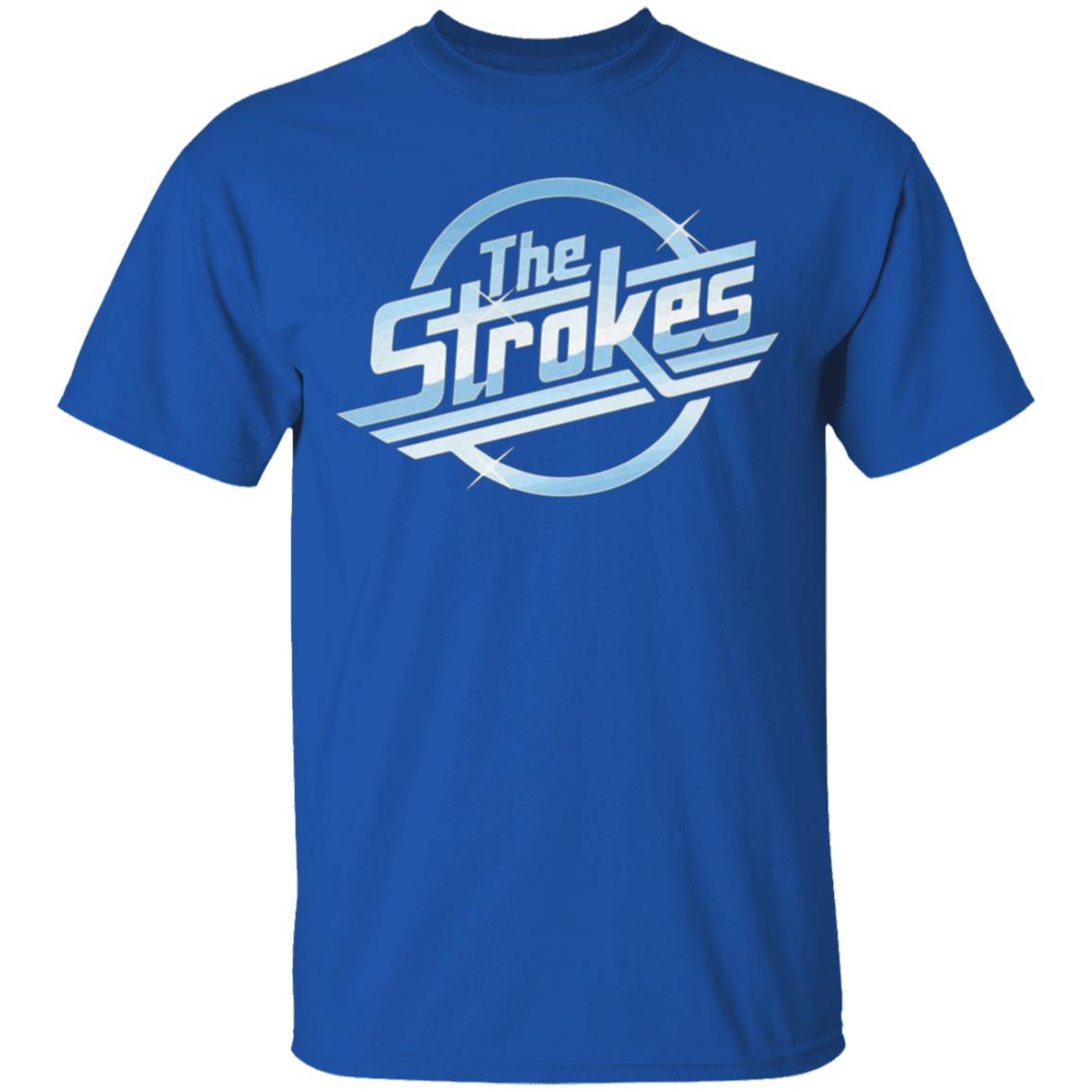 The Strokes Logo Official Band T-Shirt Mens Black Music Top T Shirt - Teechipus