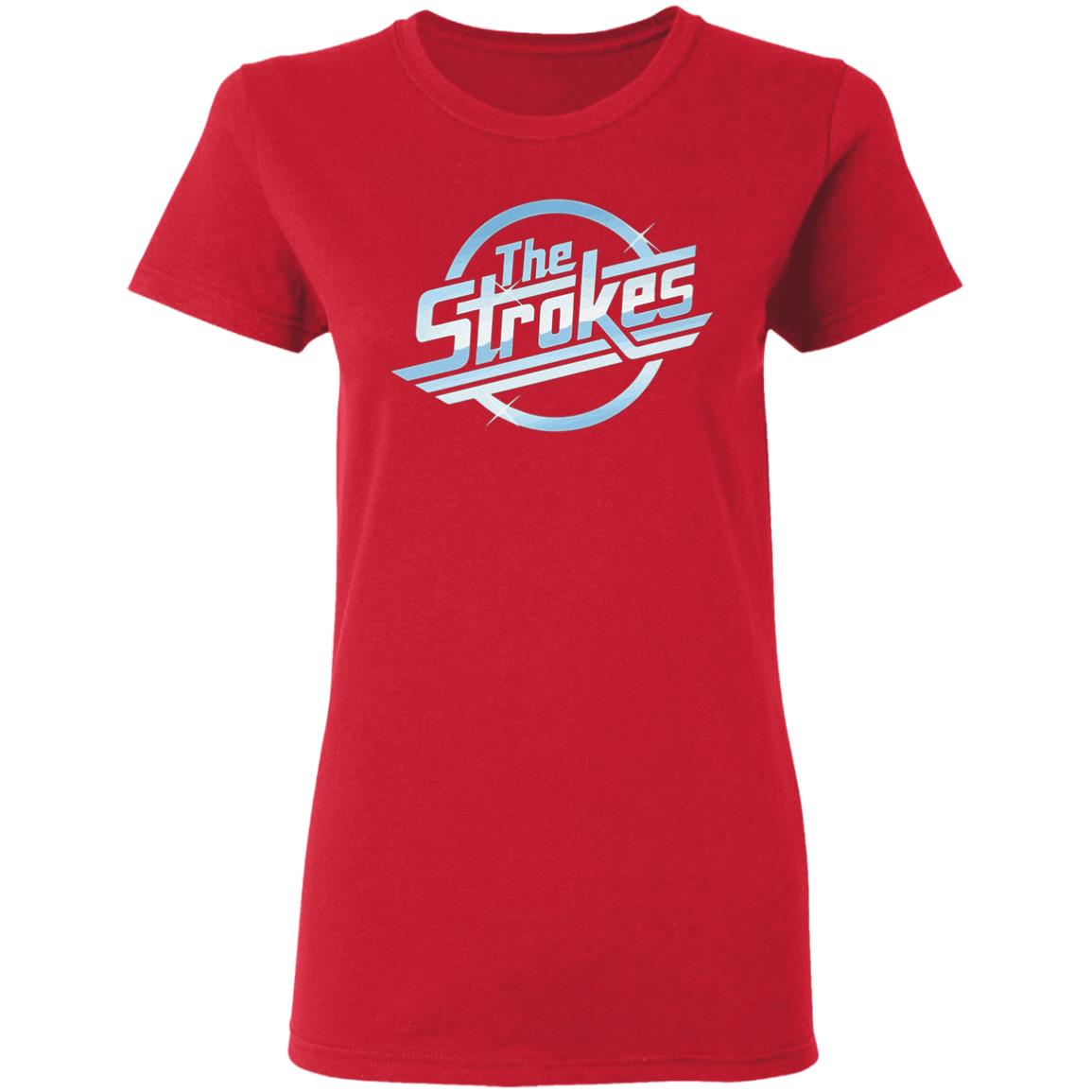 The Strokes Logo Official Band T-Shirt Mens Black Music Top T Shirt - Teechipus