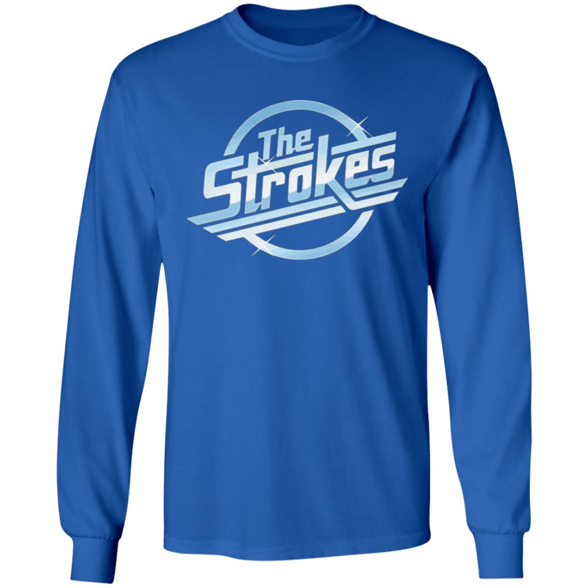 The Strokes Logo Official Band T-Shirt Mens Black Music Top T Shirt - Teechipus