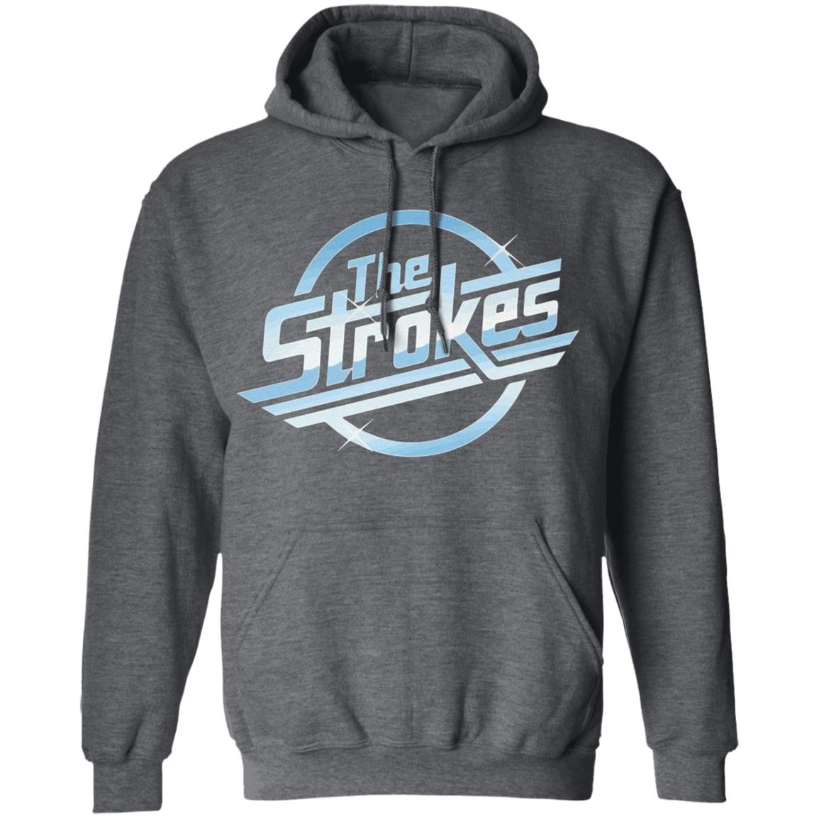The Strokes Logo Official Band T-Shirt Mens Black Music Top T Shirt - Teechipus