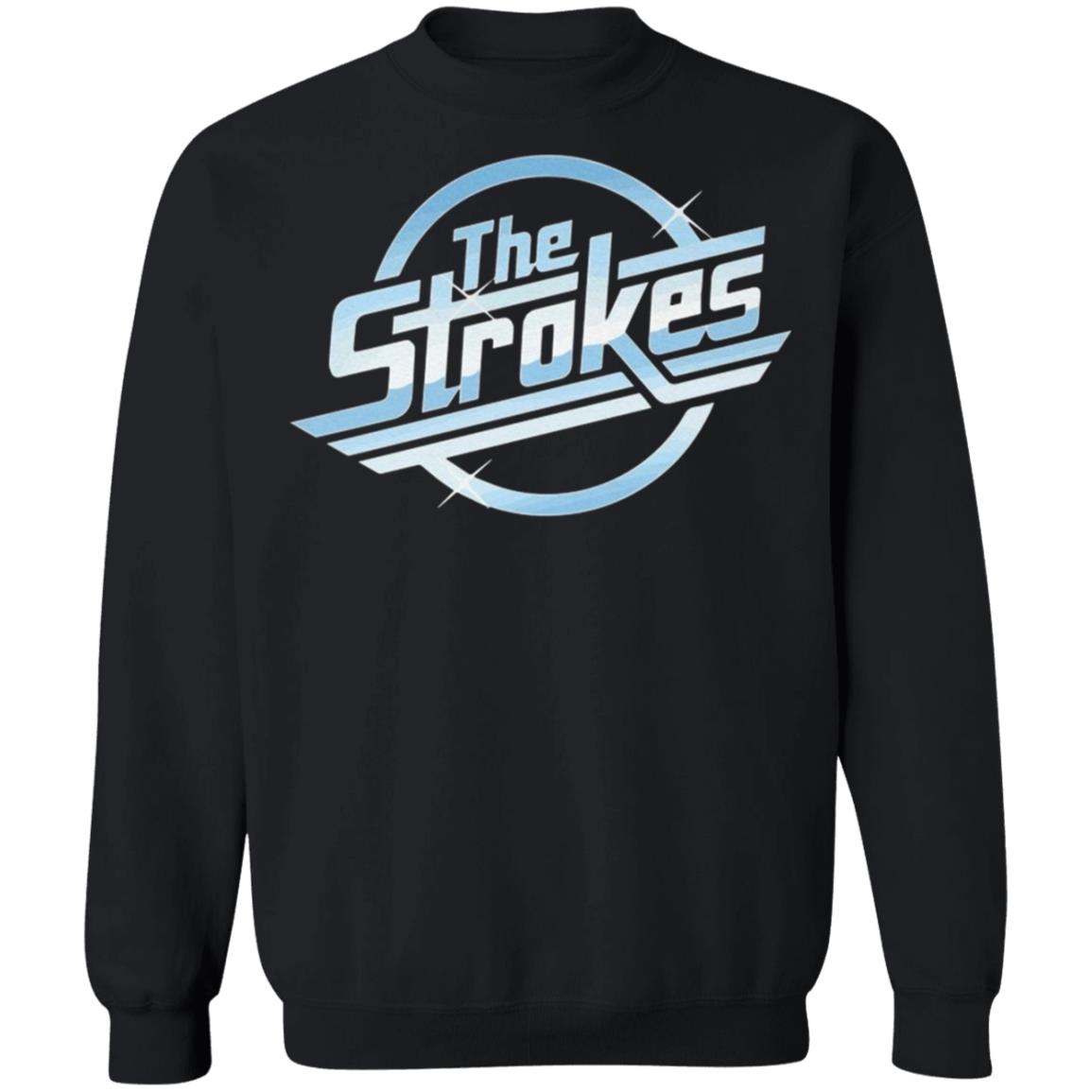 The Strokes Logo Official Band T-Shirt Mens Black Music Top T Shirt - Teechipus