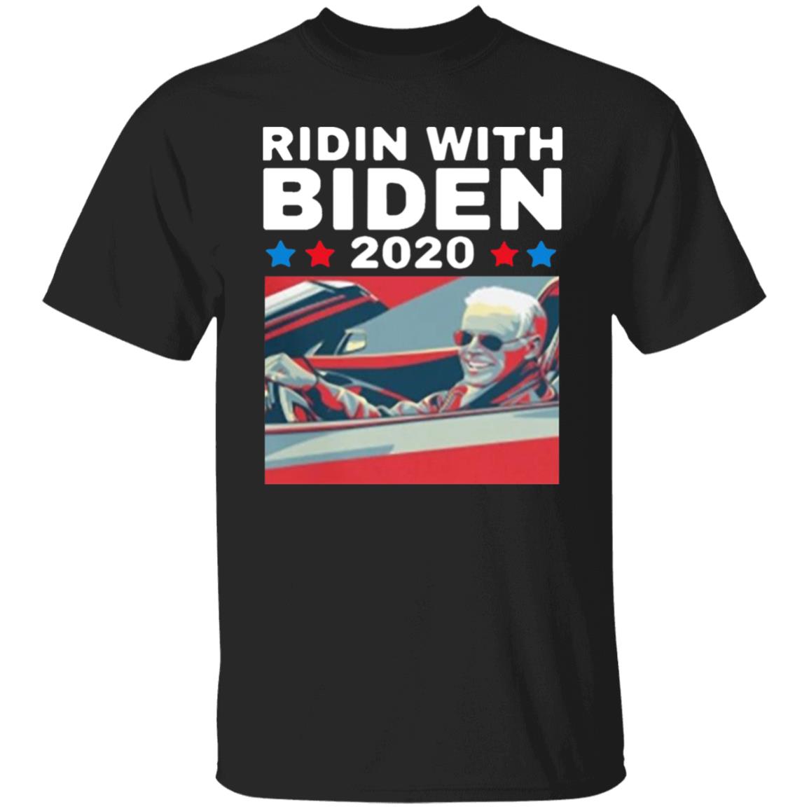 Ridin with BIDEN 2020 for President Art Vintage shirt - Teechipus