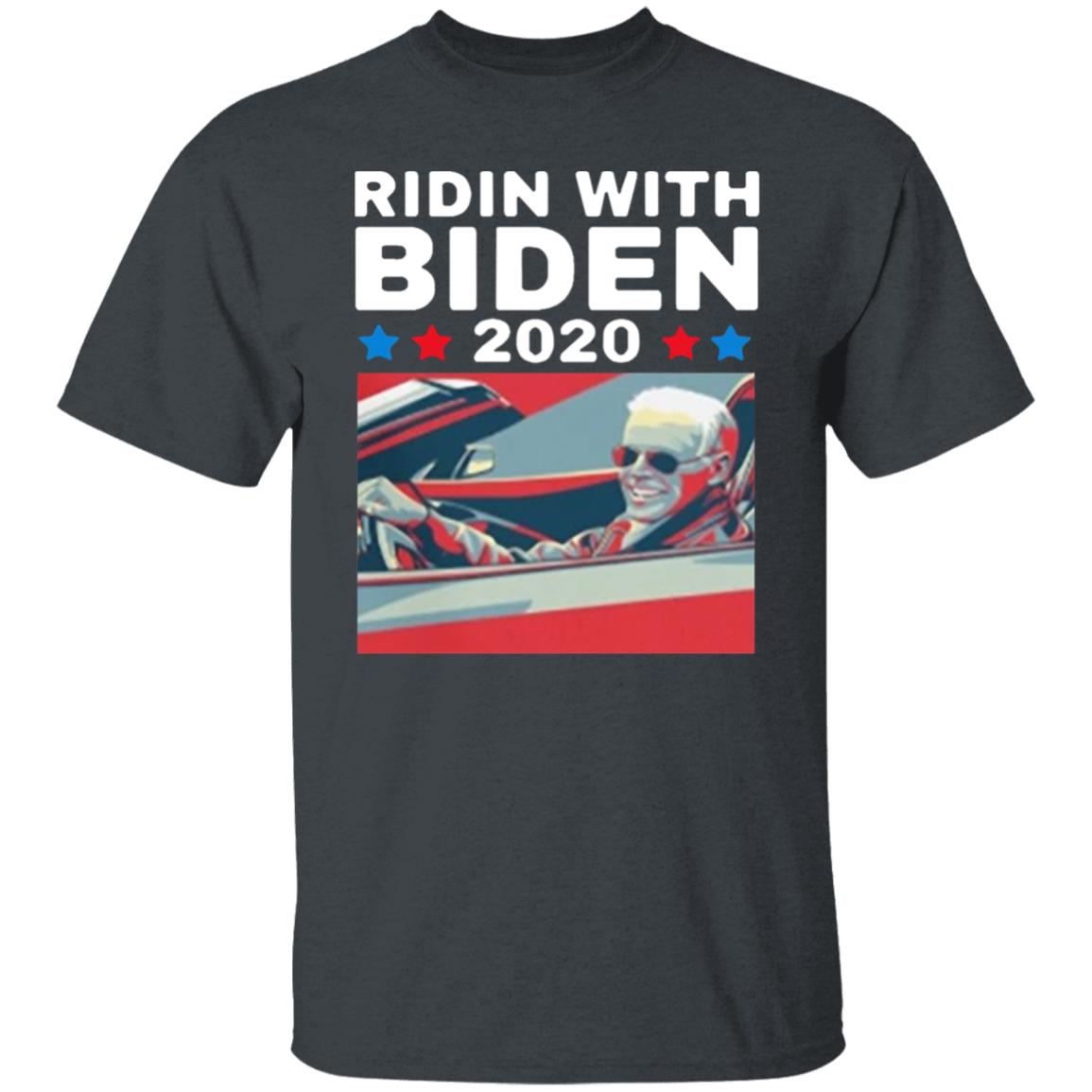 Ridin with BIDEN 2020 for President Art Vintage shirt - Teechipus