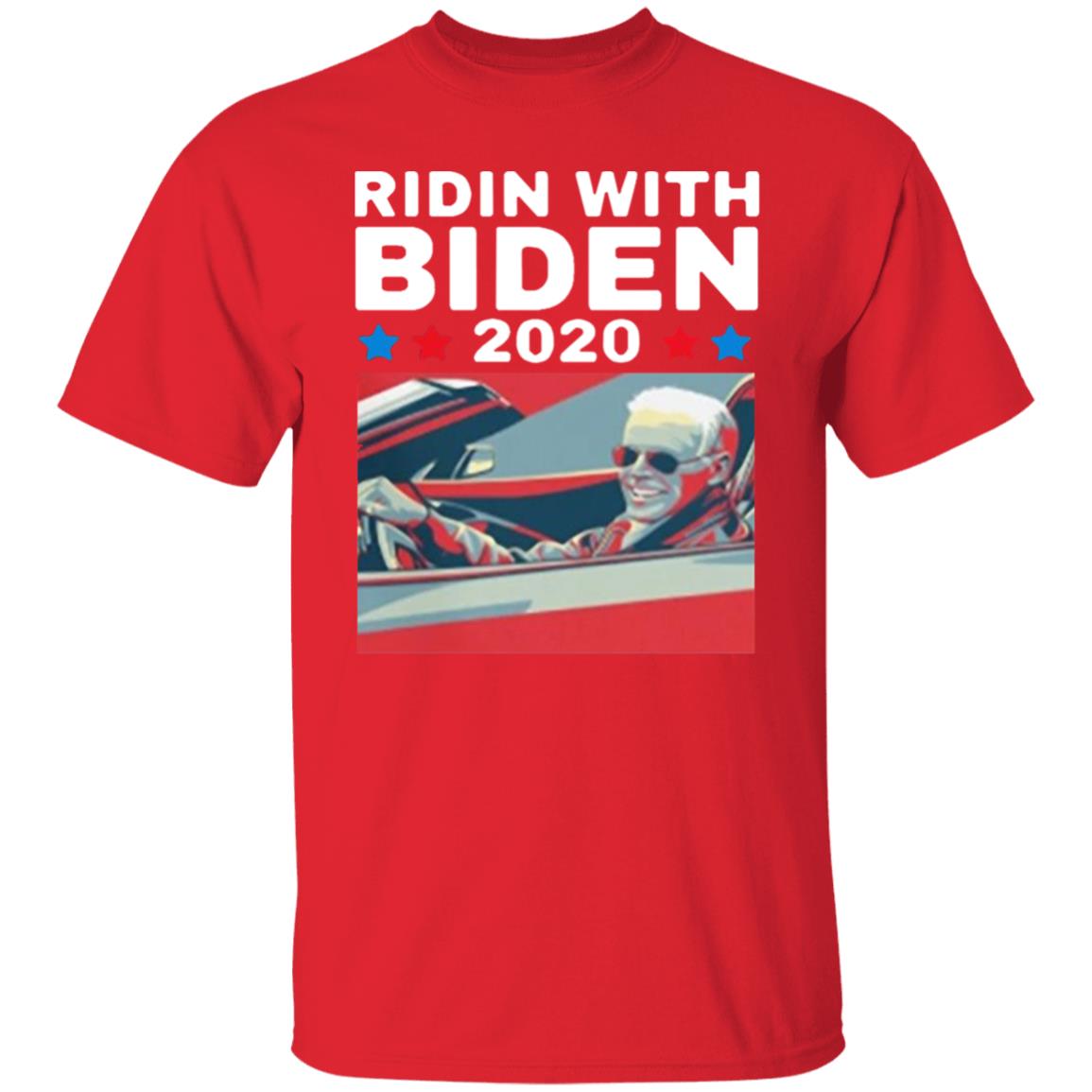 Ridin with BIDEN 2020 for President Art Vintage shirt - Teechipus