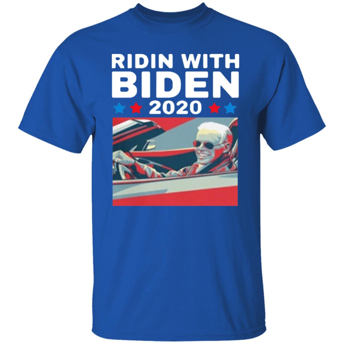 Ridin with BIDEN 2020 for President Art Vintage shirt - Teechipus