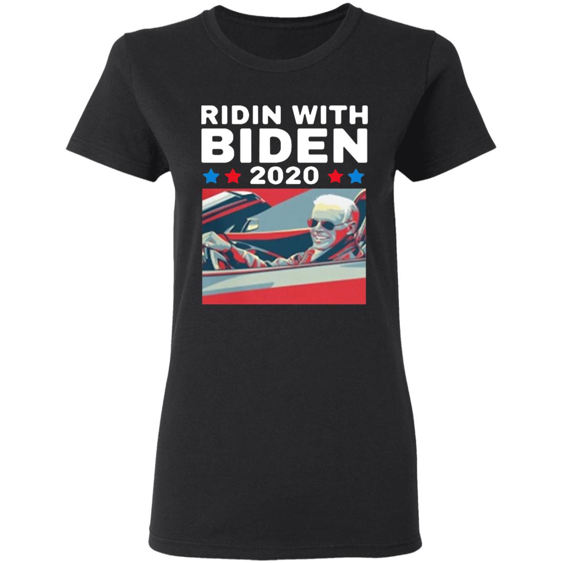 Ridin with BIDEN 2020 for President Art Vintage shirt - Teechipus