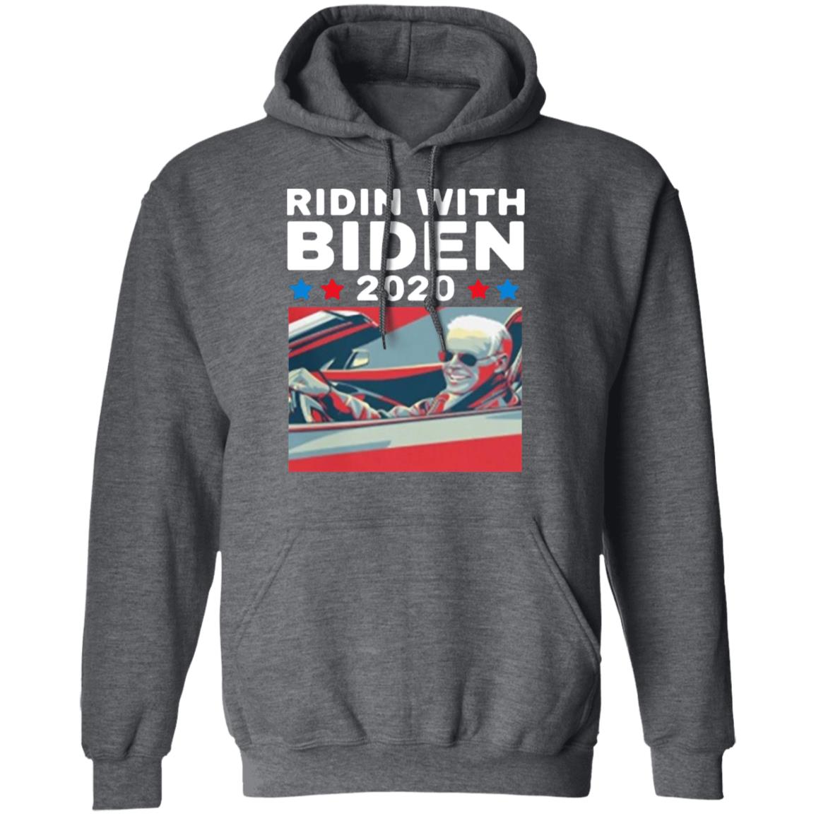 Ridin with BIDEN 2020 for President Art Vintage shirt - Teechipus