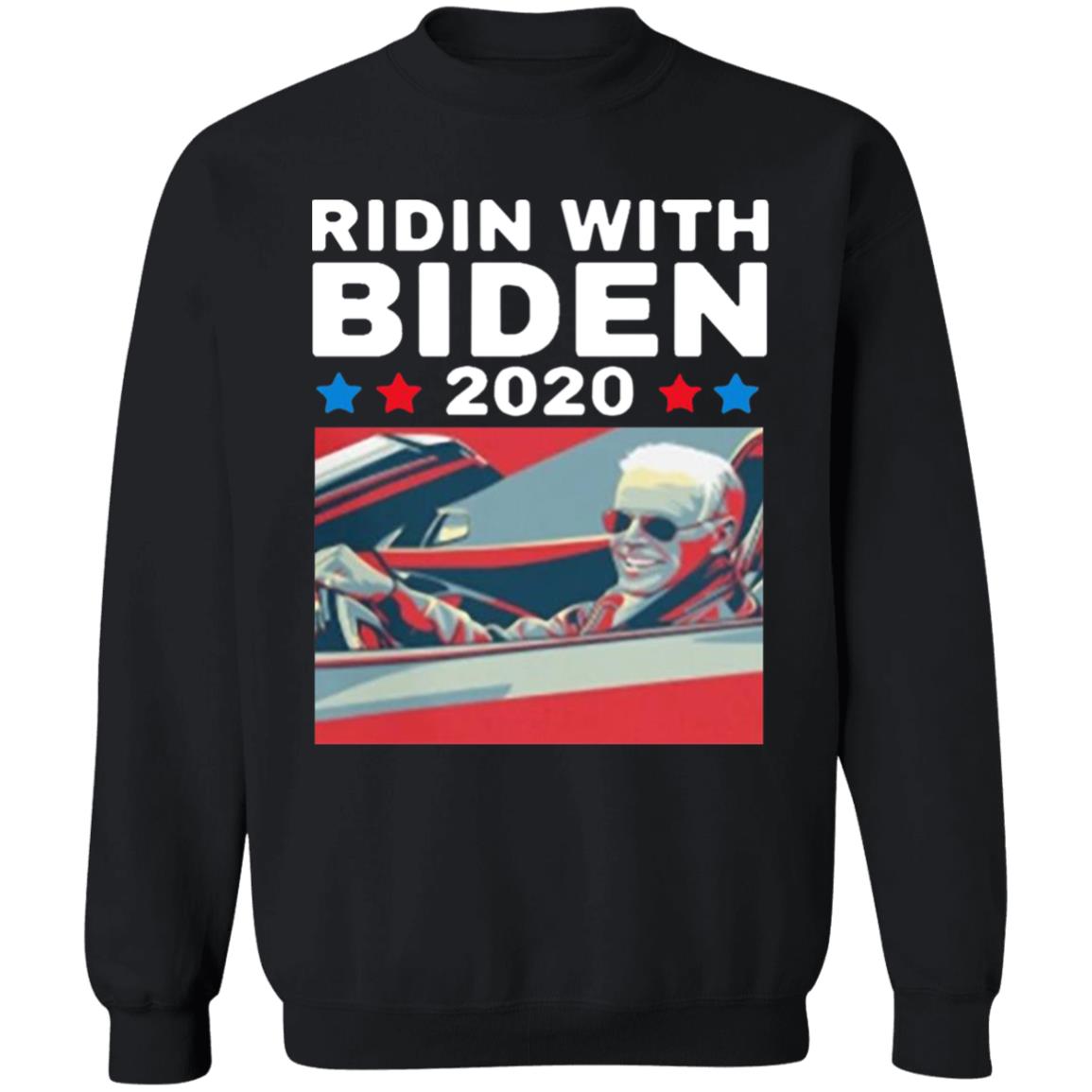 Ridin with BIDEN 2020 for President Art Vintage shirt - Teechipus