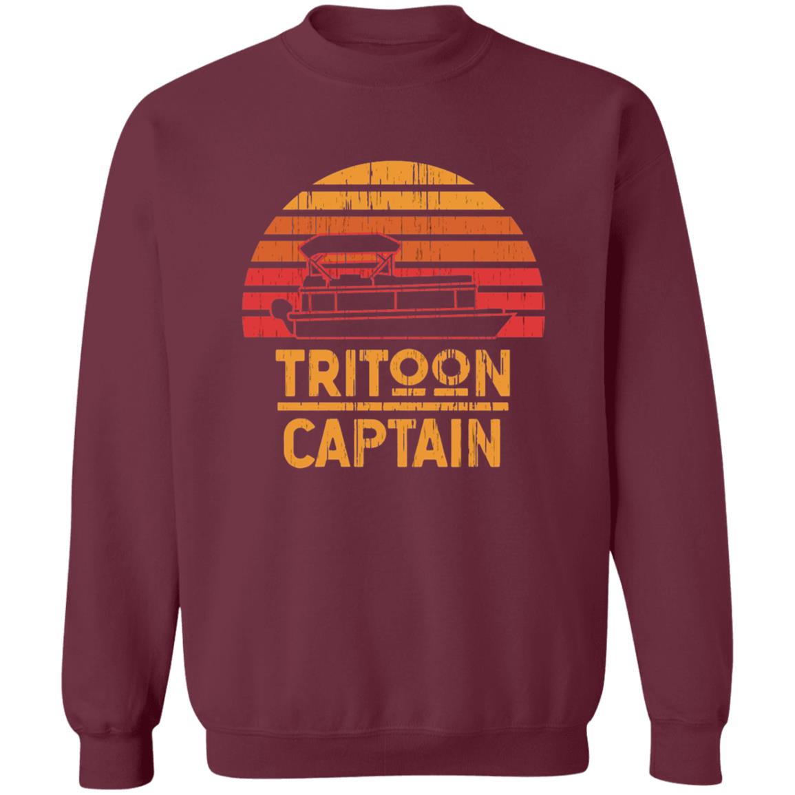 Tritoon Captain Pontoon Captain Tri-Toon Coming T Shirt - Teechipus