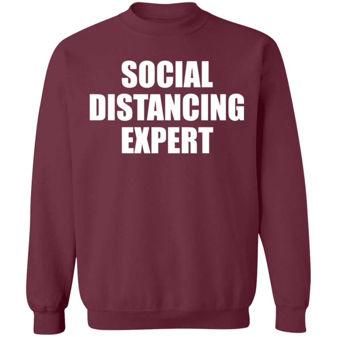 Social Distancing Expert Antisocial for Introverts Sweatshirt - Teechipus