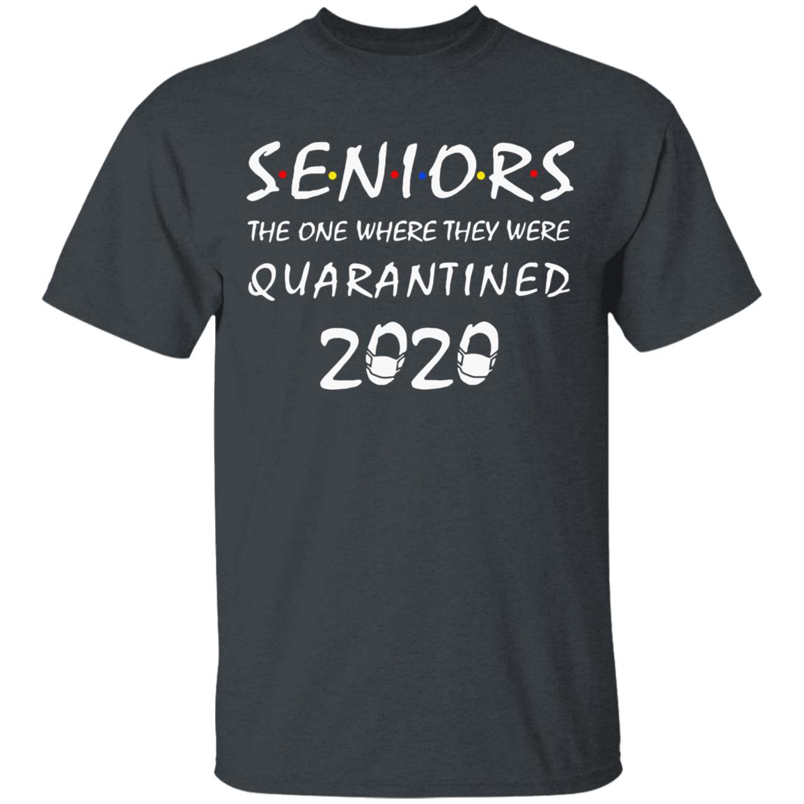 Class Of 2020 Graduation Senior Quarantine Social Distancing Shirt - Teechipus
