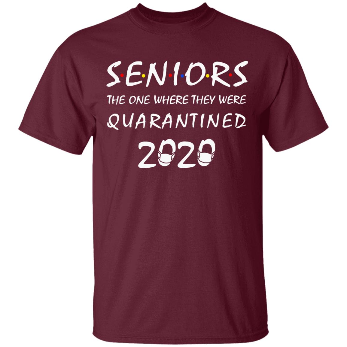 Class Of 2020 Graduation Senior Quarantine Social Distancing Shirt - Teechipus