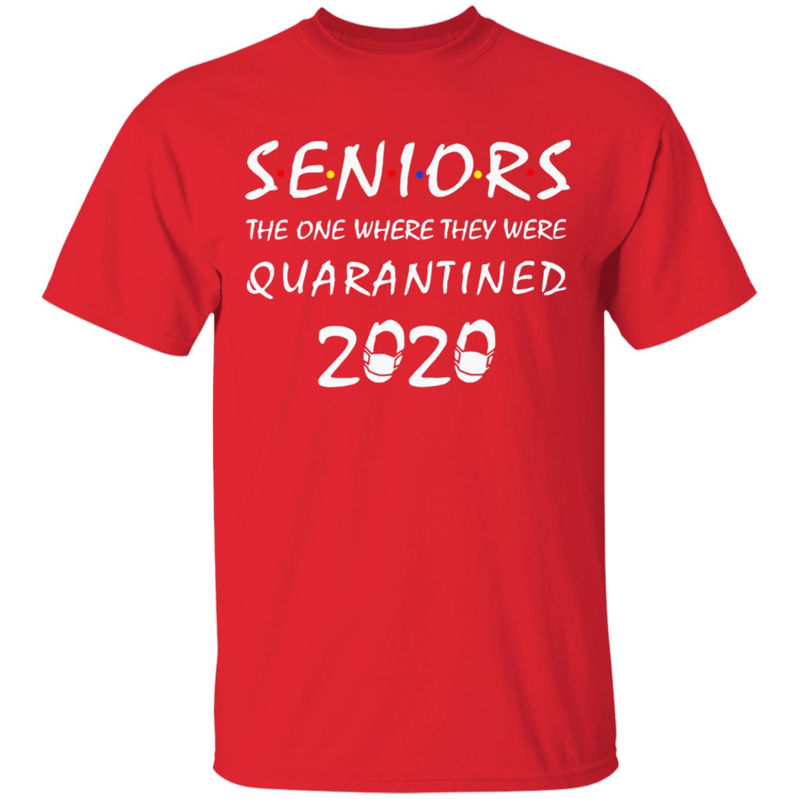 Class Of 2020 Graduation Senior Quarantine Social Distancing Shirt - Teechipus