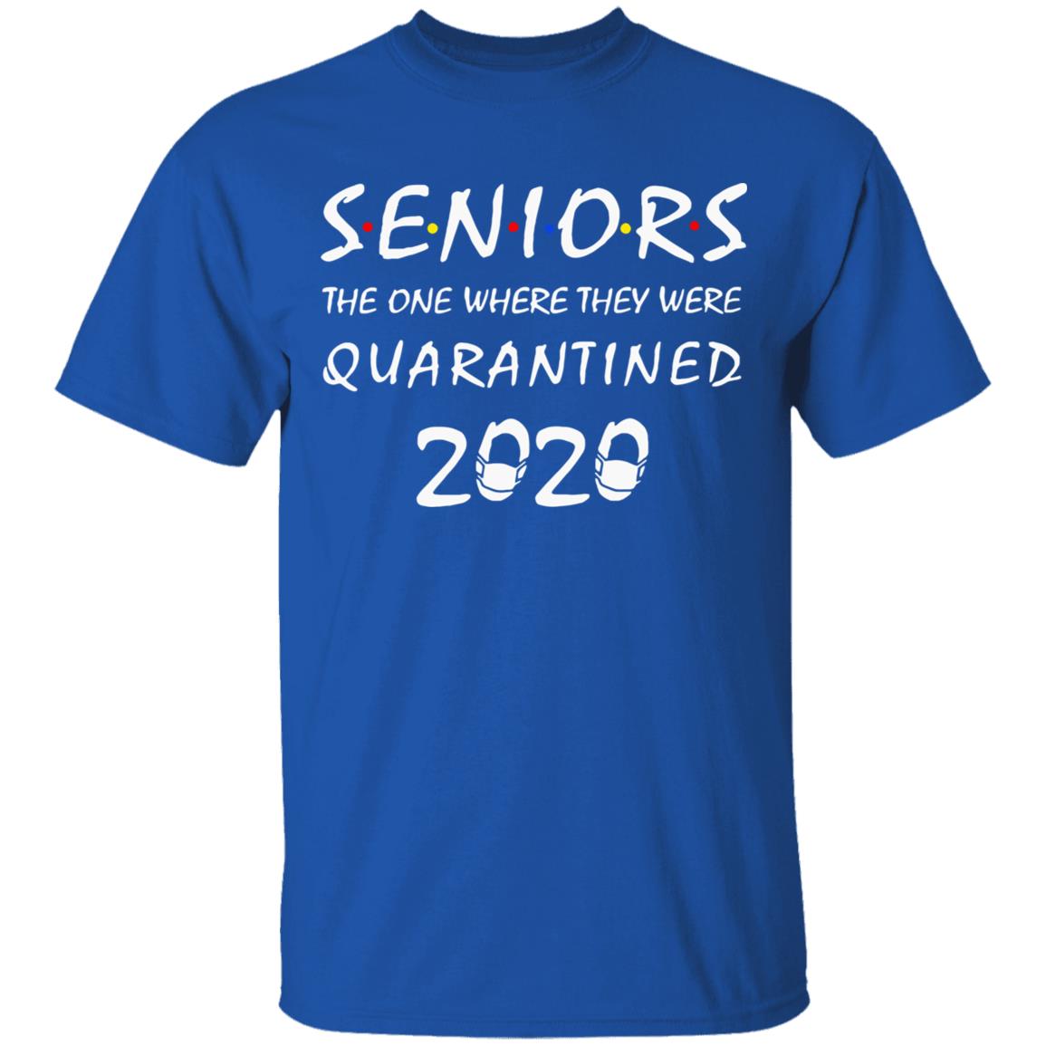 Class Of 2020 Graduation Senior Quarantine Social Distancing Shirt - Teechipus
