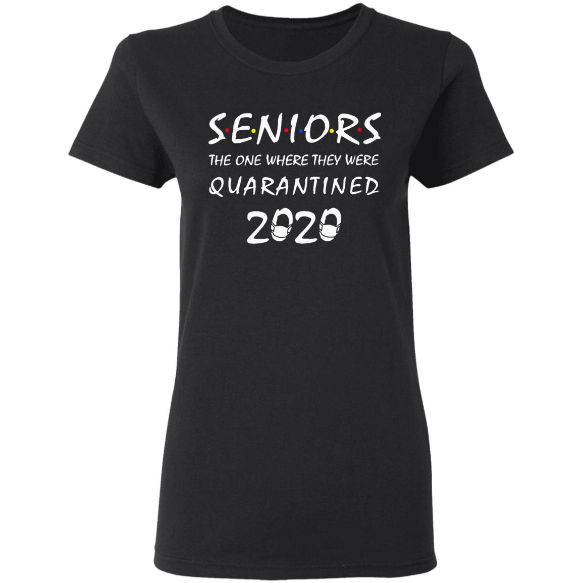 Class Of 2020 Graduation Senior Quarantine Social Distancing Shirt - Teechipus