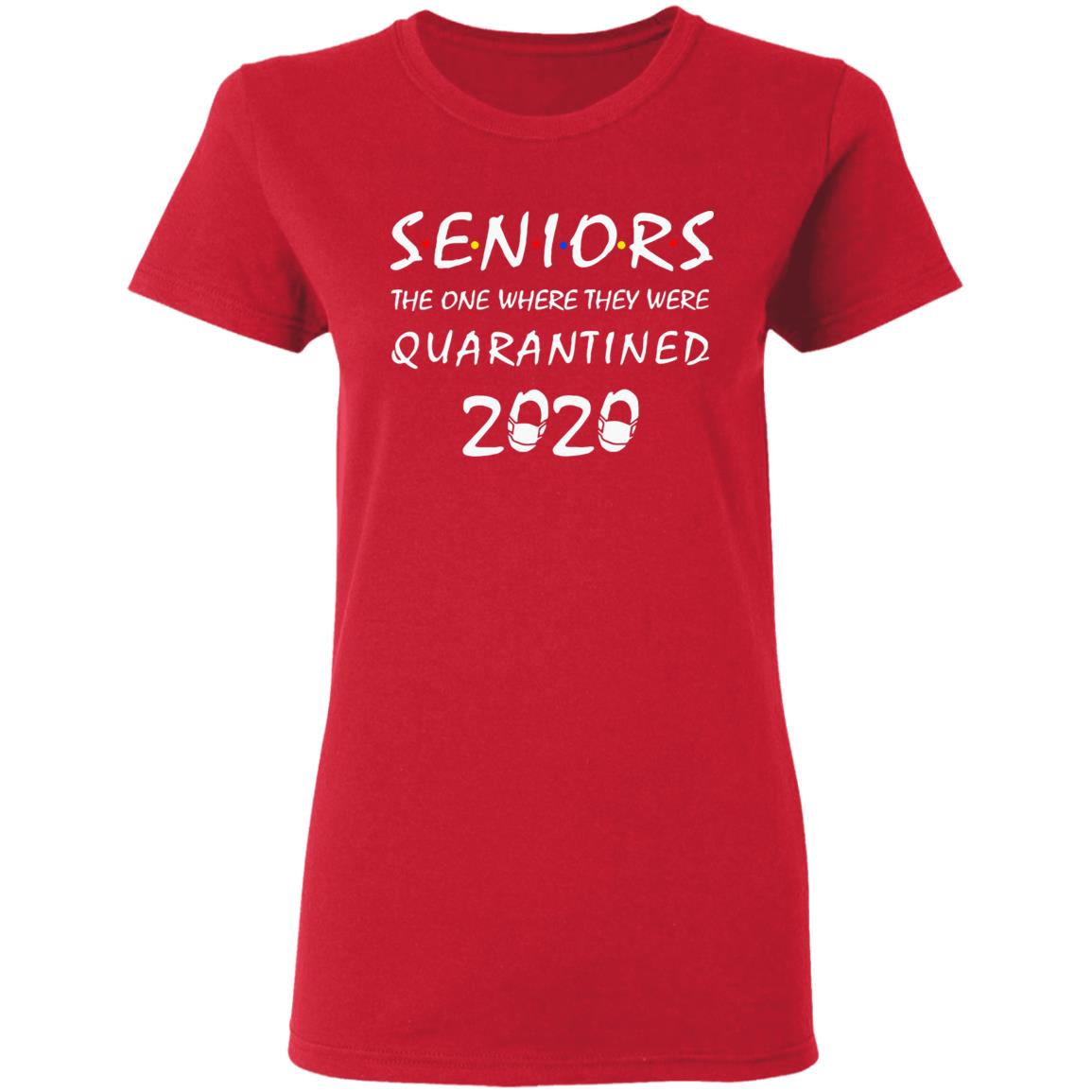 Class Of 2020 Graduation Senior Quarantine Social Distancing Shirt - Teechipus
