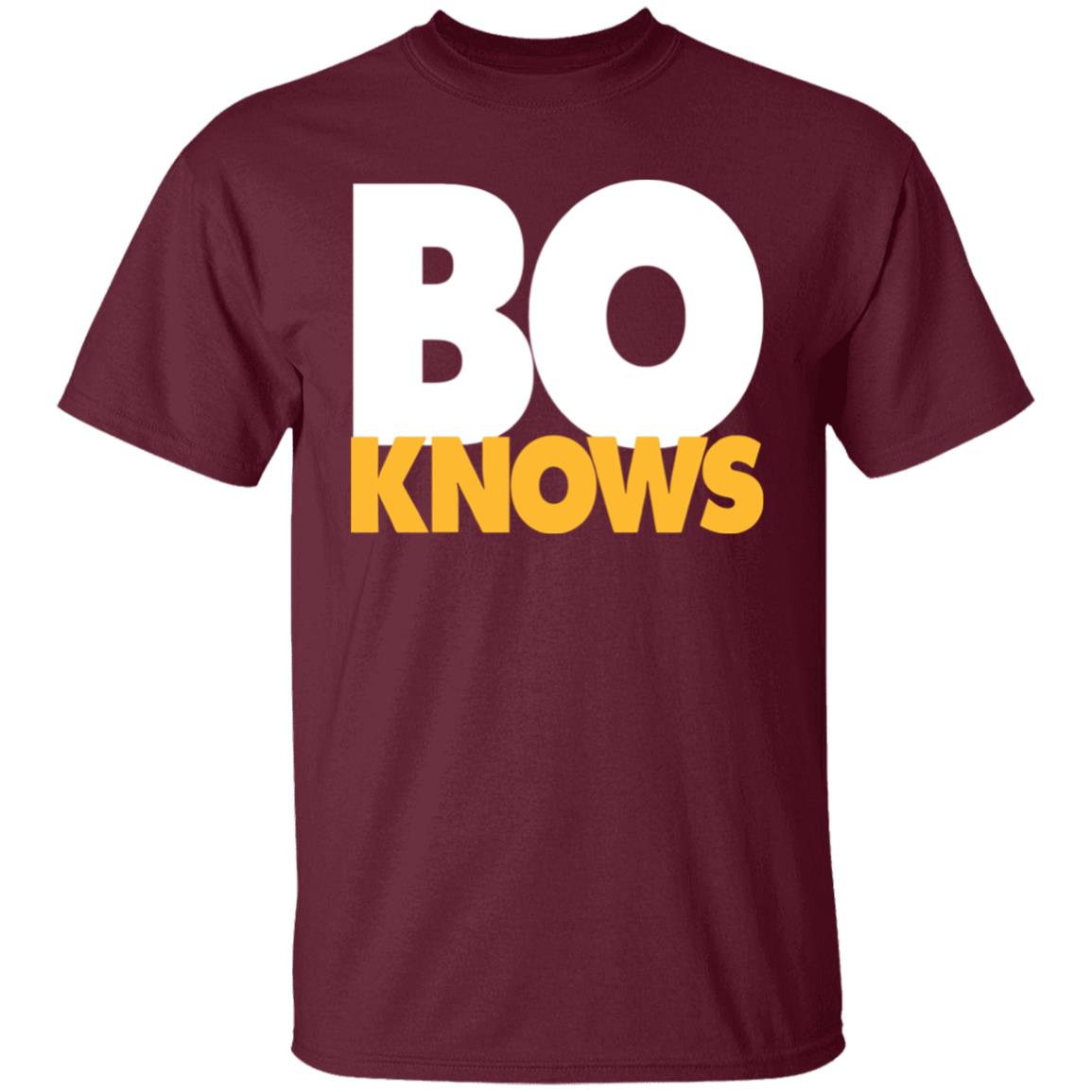 Bo Knows Bold Block T Shirt - Teechipus