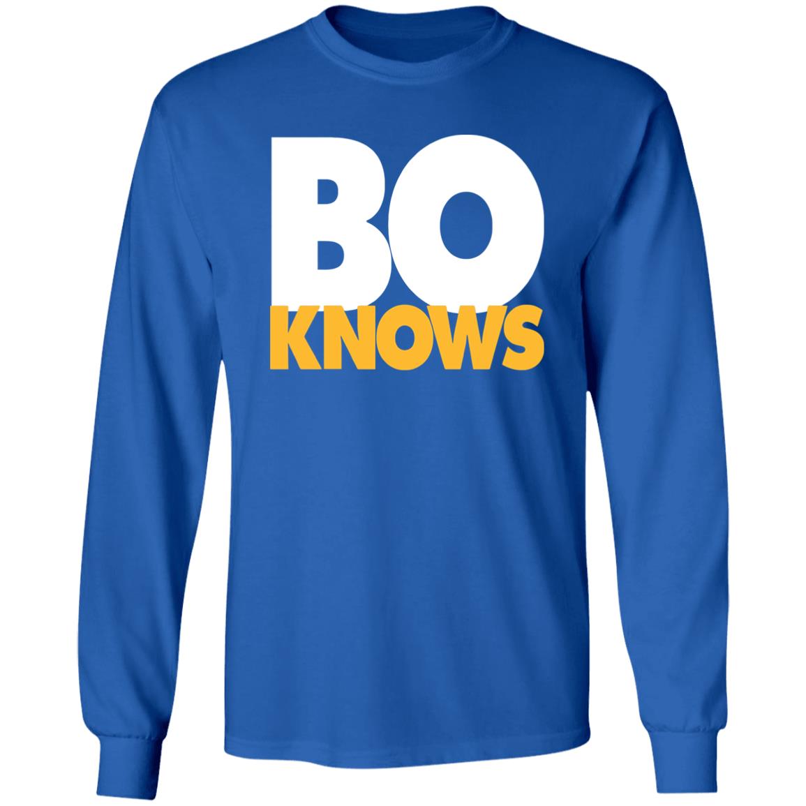 Bo Knows Bold Block T Shirt - Teechipus