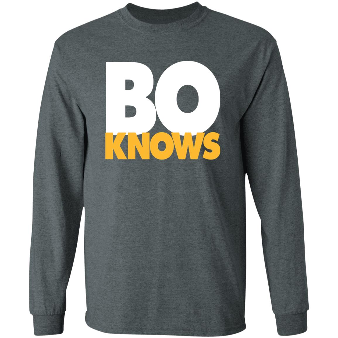 Bo Knows Bold Block T Shirt - Teechipus