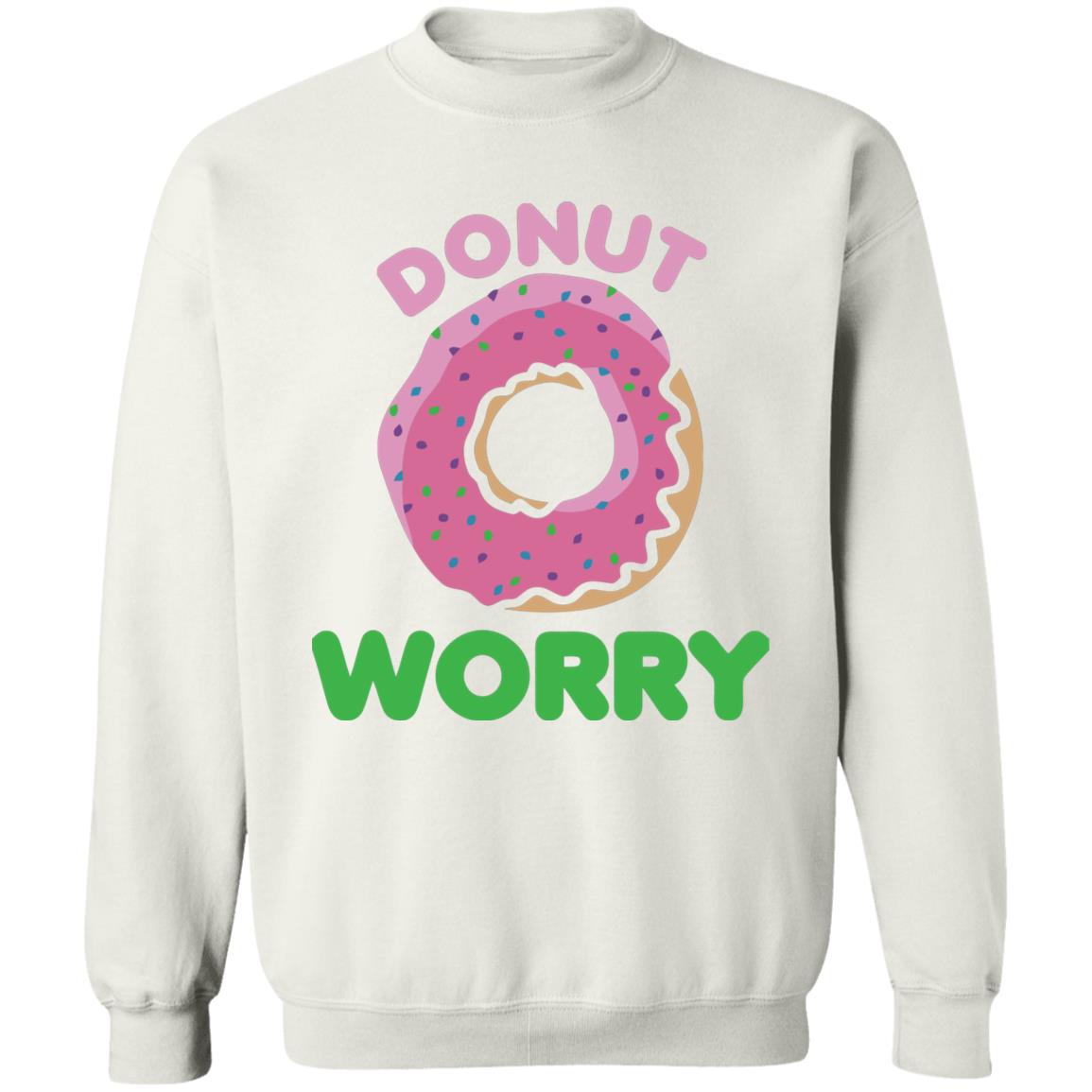 Donut Worry T Shirt White - Teechipus