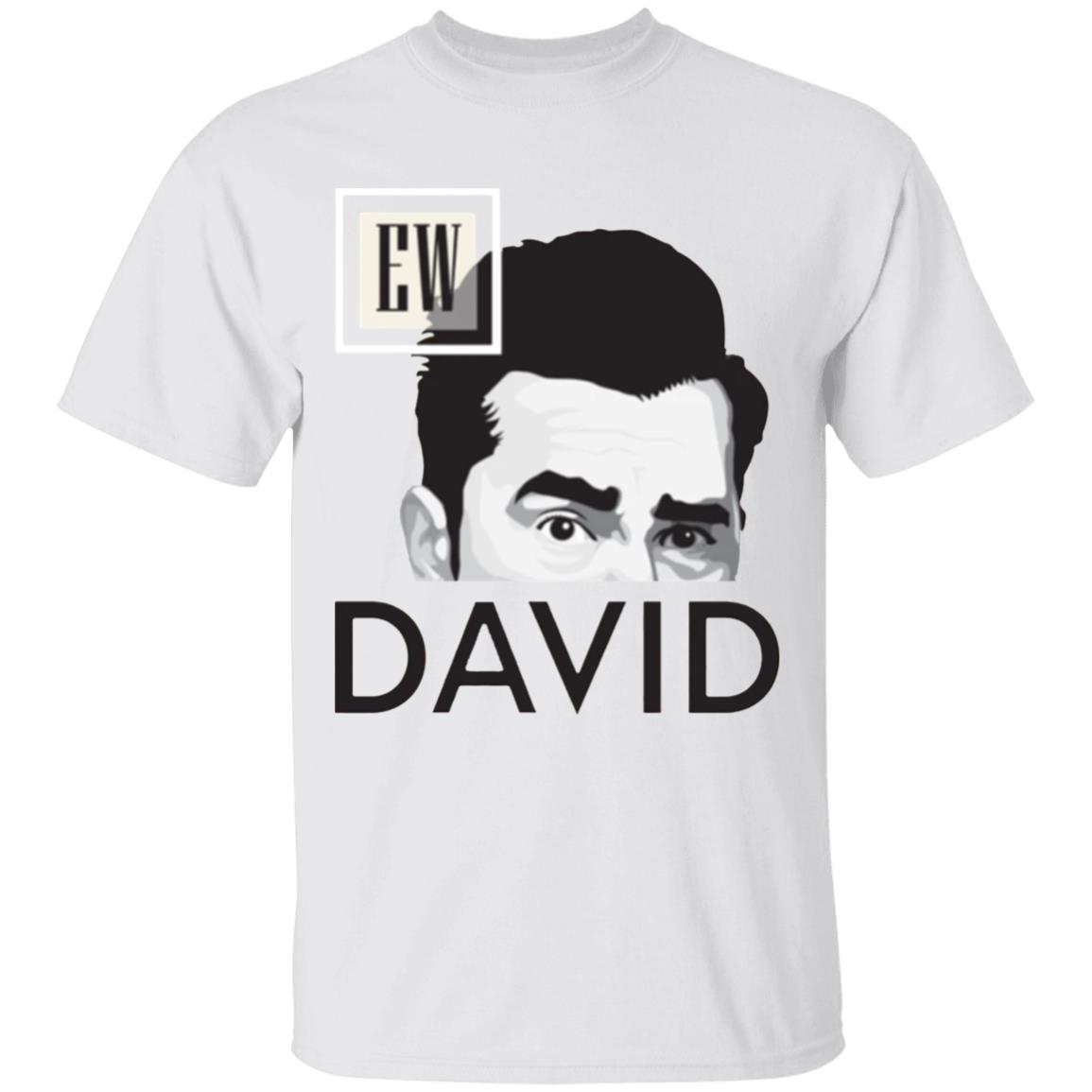 Ew David T Shirt White Cothing Plus Size - Teechipus