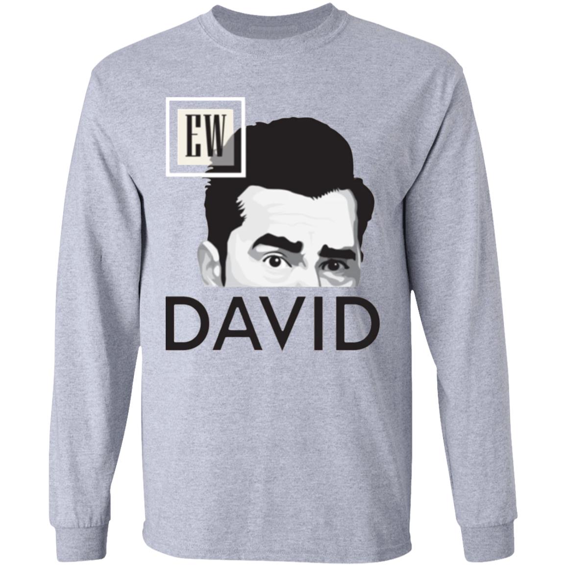 Ew David T Shirt White Cothing Plus Size - Teechipus