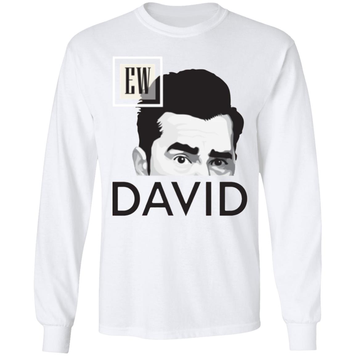 Ew David T Shirt White Cothing Plus Size - Teechipus