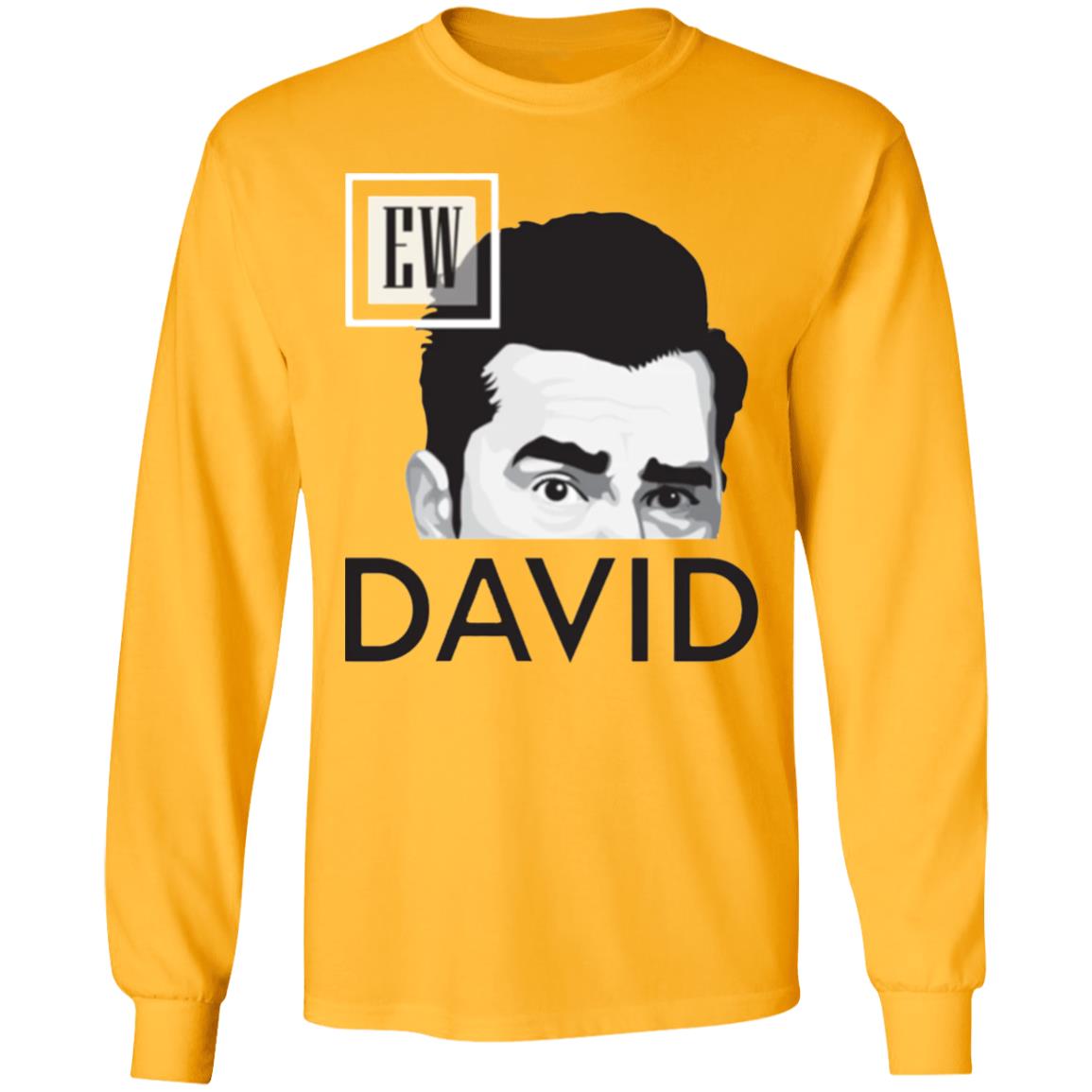 Ew David T Shirt White Cothing Plus Size - Teechipus