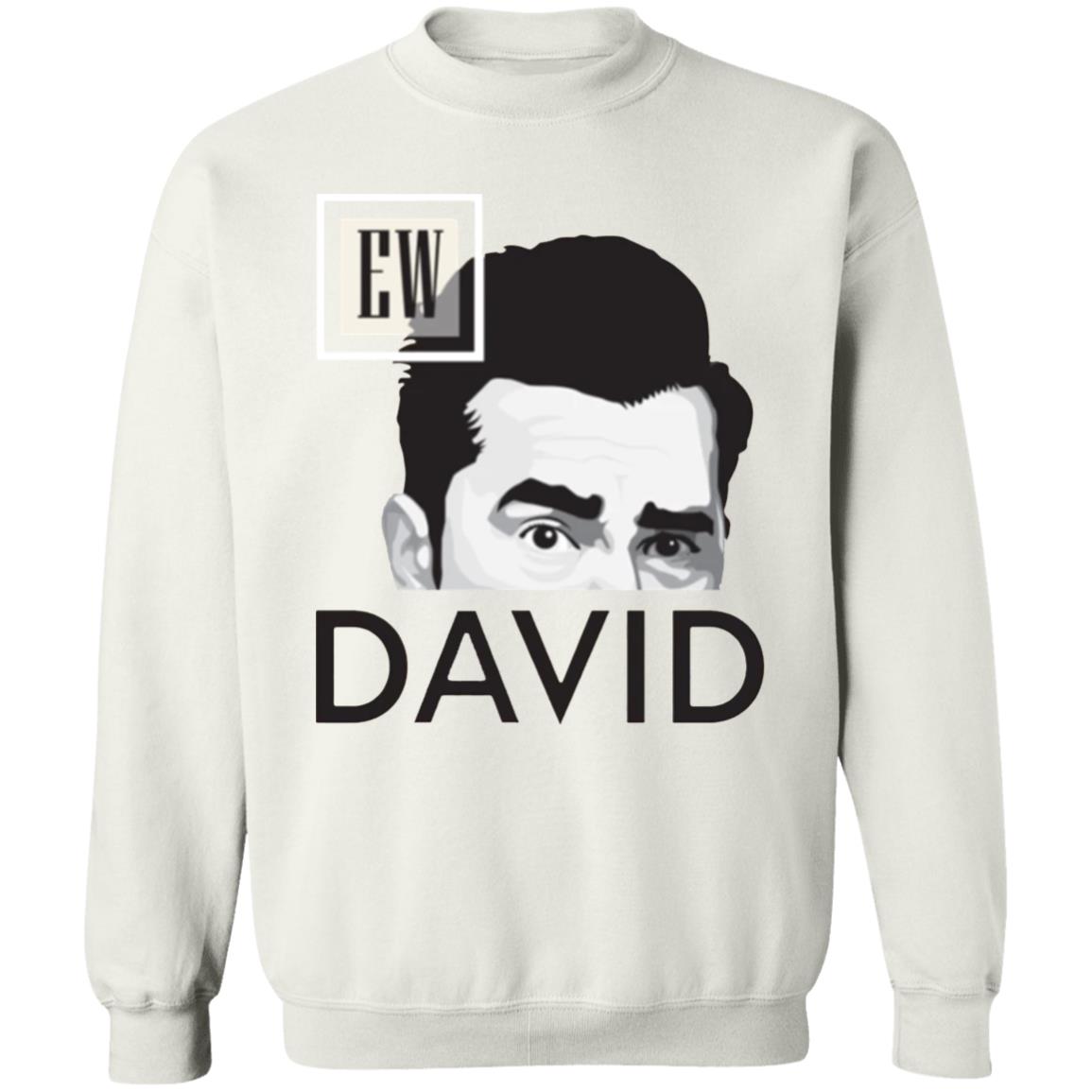 Ew David T Shirt White Cothing Plus Size - Teechipus