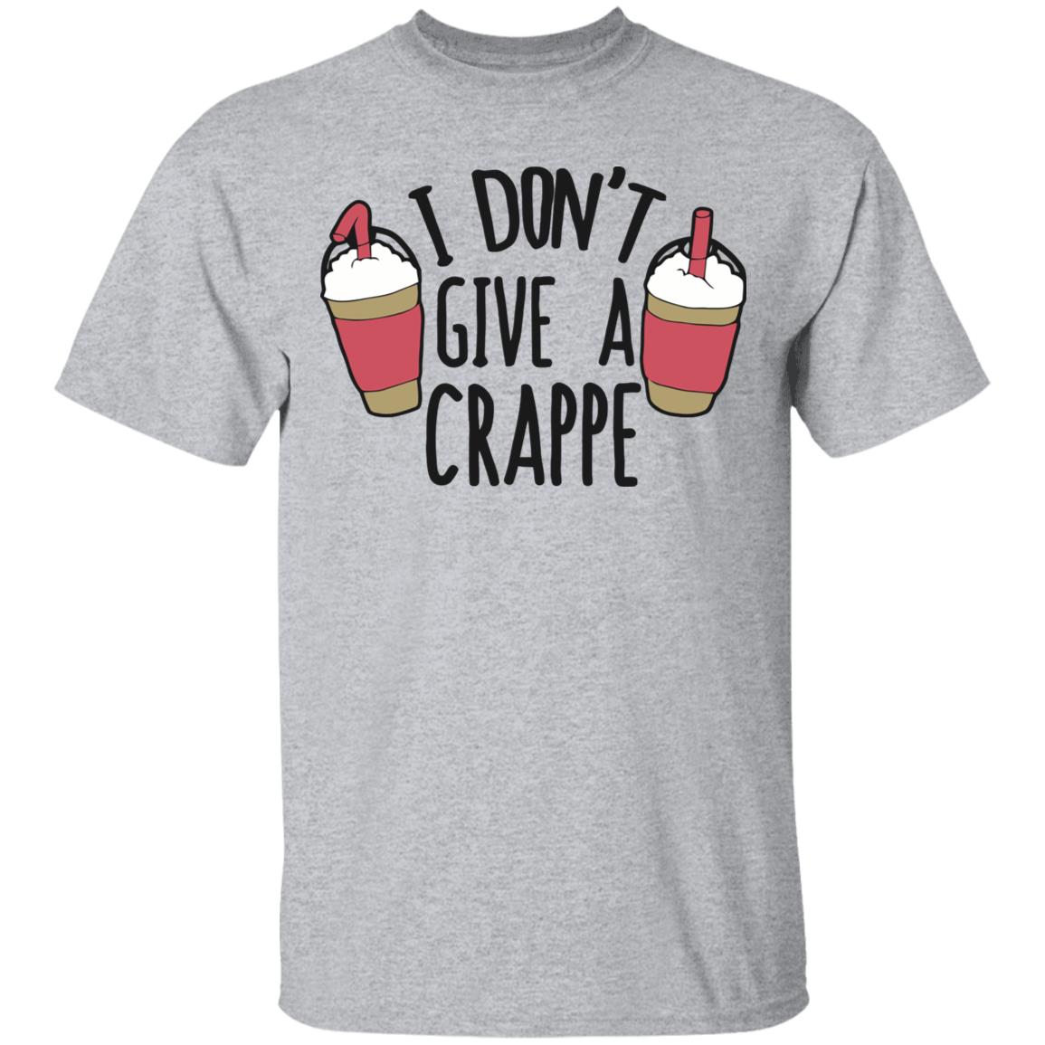 I don't give a Crap t shirt White Plus Size - Teechipus