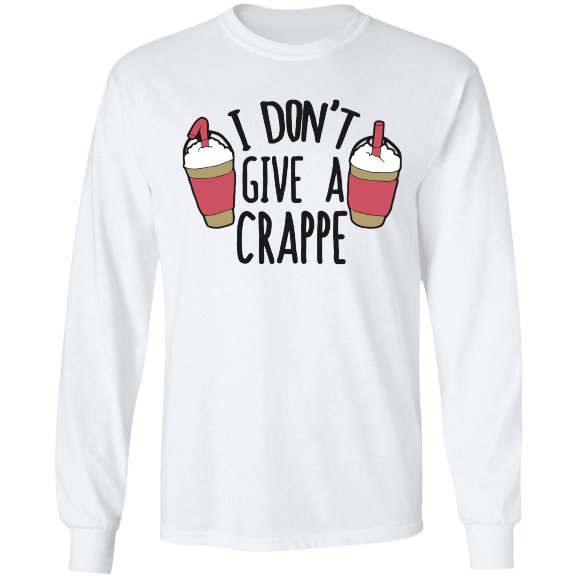 I don't give a Crap t shirt White Plus Size - Teechipus