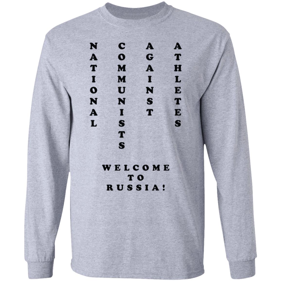 Brian Bosworth Welcome To Russia T Shirt Hoodie Sweatshirt Cothing Plus Size - Teechipus