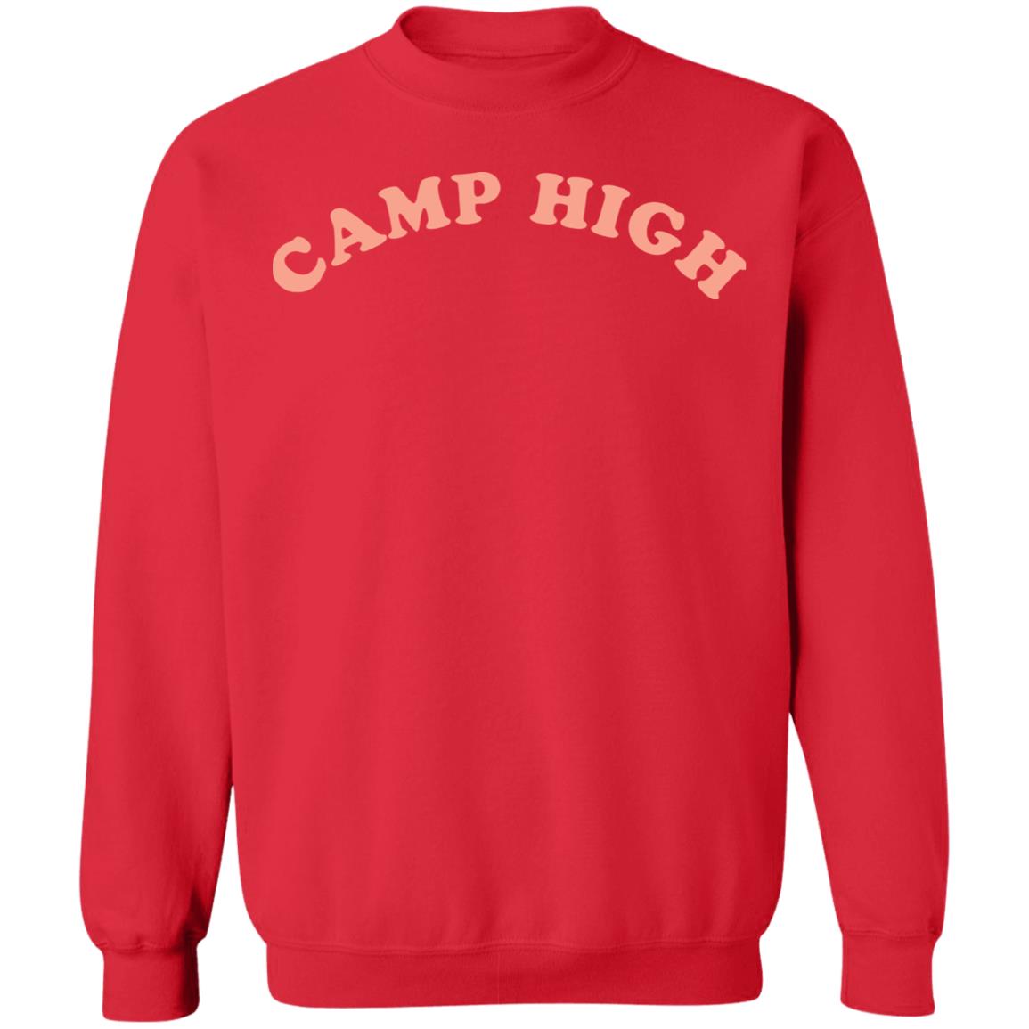 John Mayer Camp High Crewneck Sweatshirt Red T Shirt - Teechipus