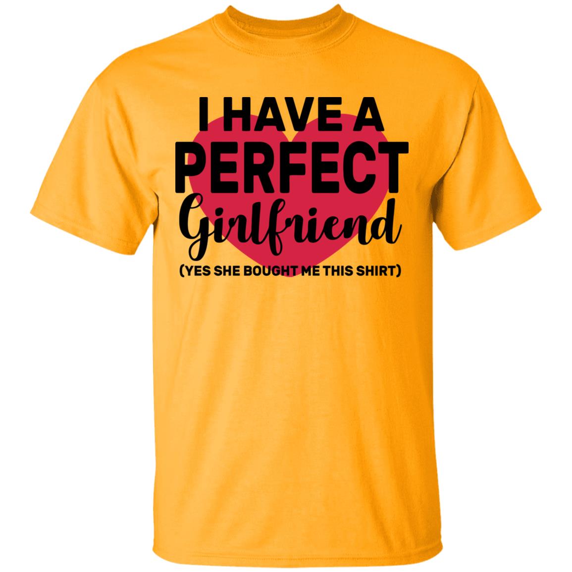I Have A Perfect Girlfriend Yes She Bought Me This T Shirt - Teechipus