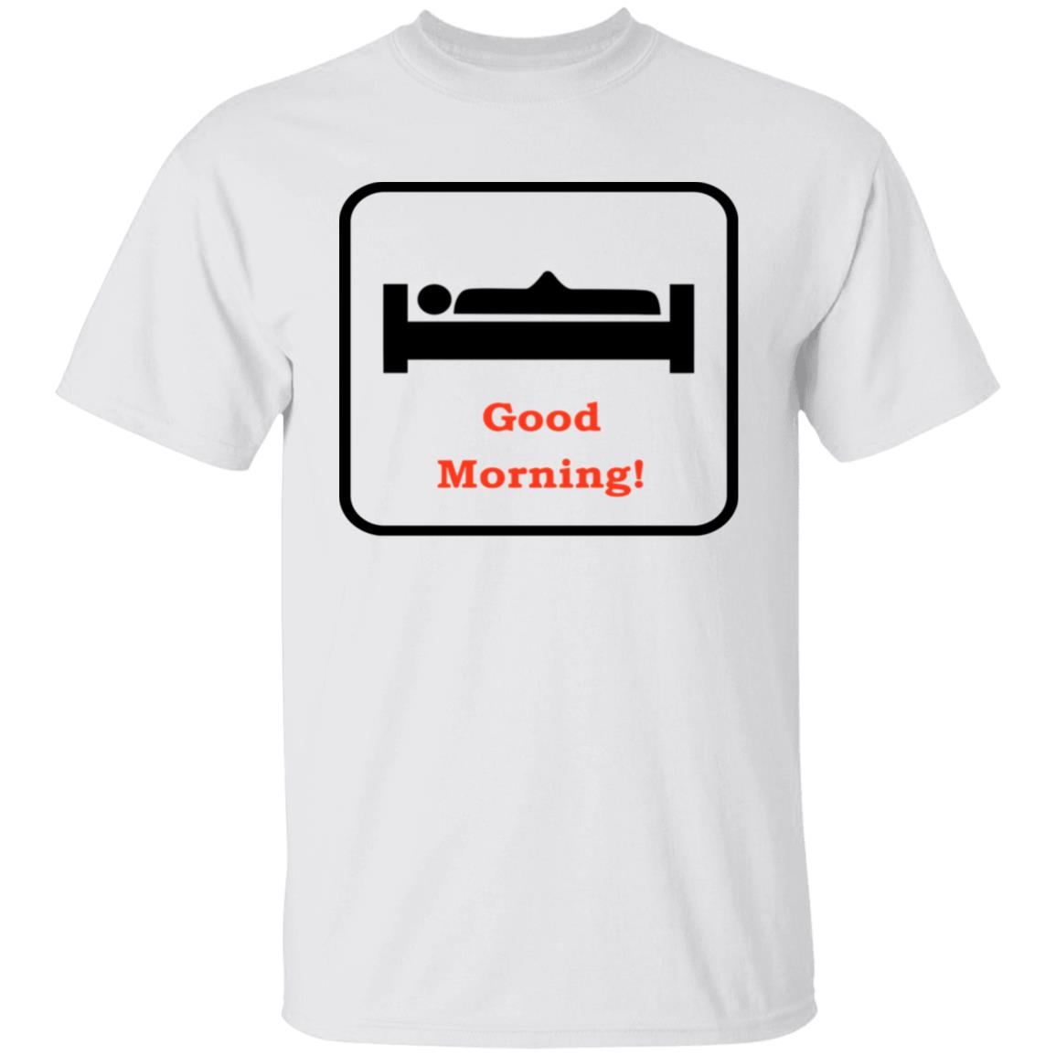 Good Morning Wood Funny Adult Humor White T Shirt - Teechipus