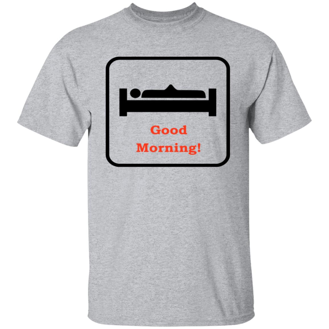 Good Morning Wood Funny Adult Humor White T Shirt - Teechipus