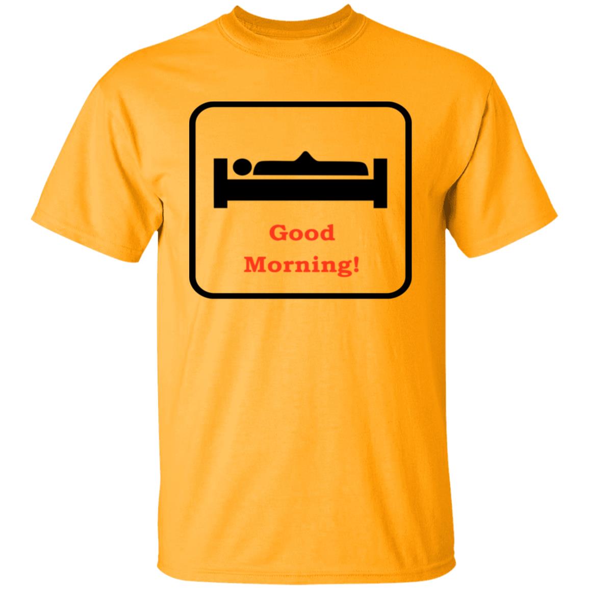 Good Morning Wood Funny Adult Humor White T Shirt - Teechipus