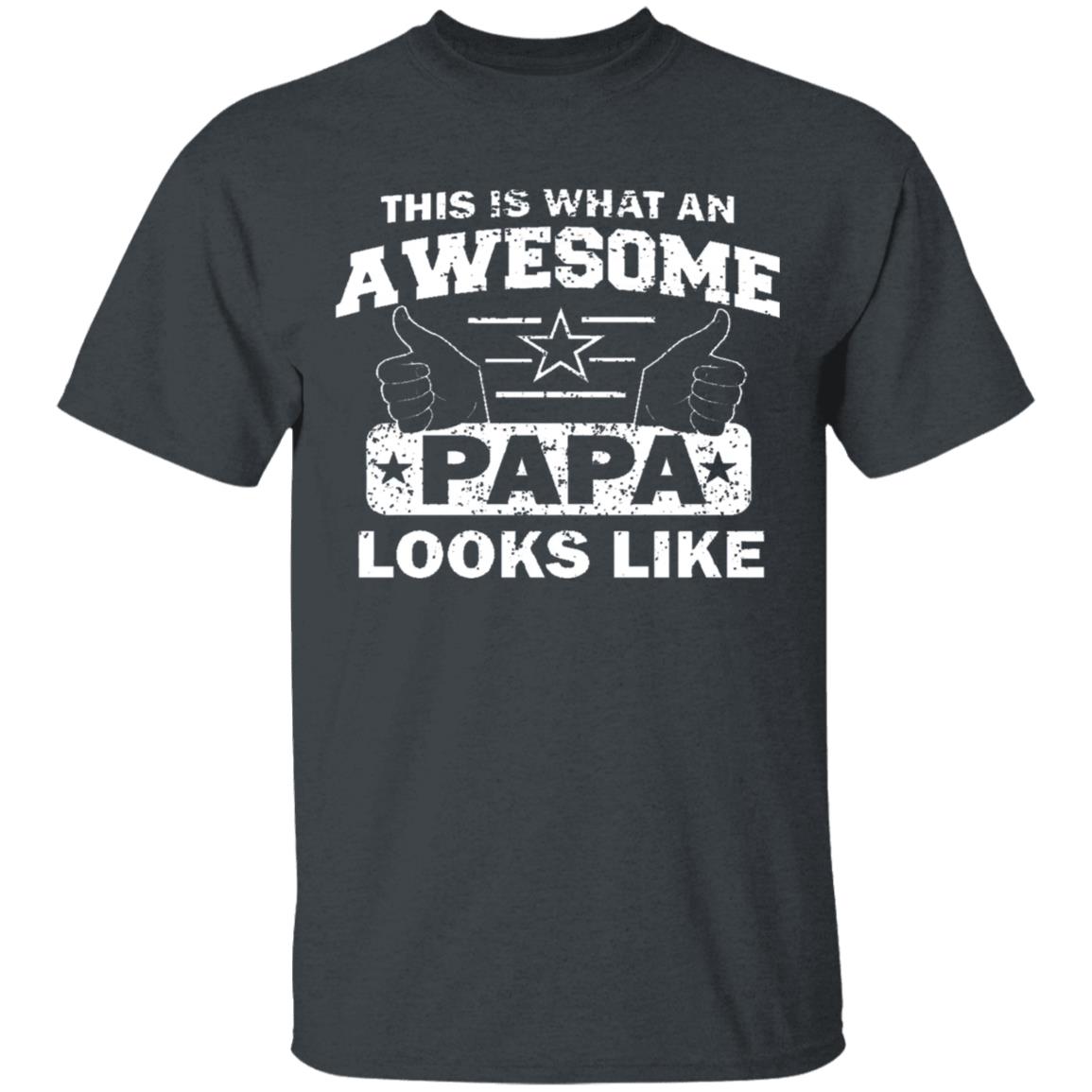 This Is What An Awesome Papa Looks Like Hoodie T Shirt - Teechipus