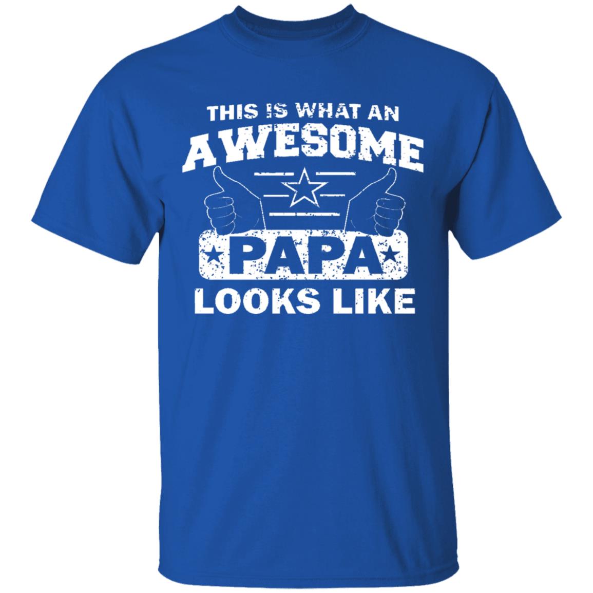 This Is What An Awesome Papa Looks Like Hoodie T Shirt - Teechipus