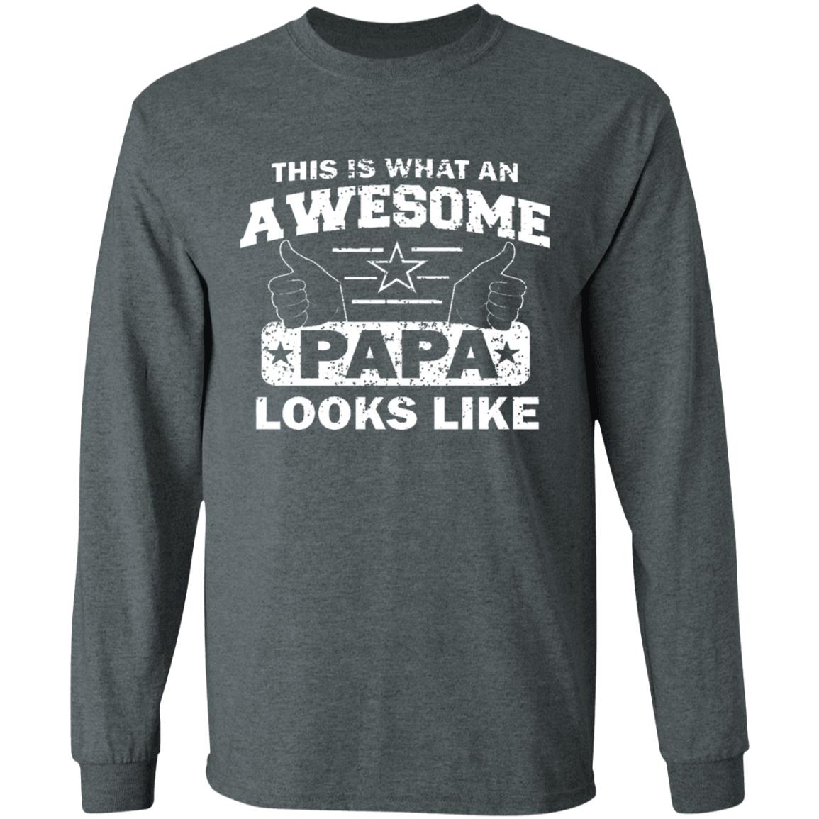 This Is What An Awesome Papa Looks Like Hoodie T Shirt - Teechipus