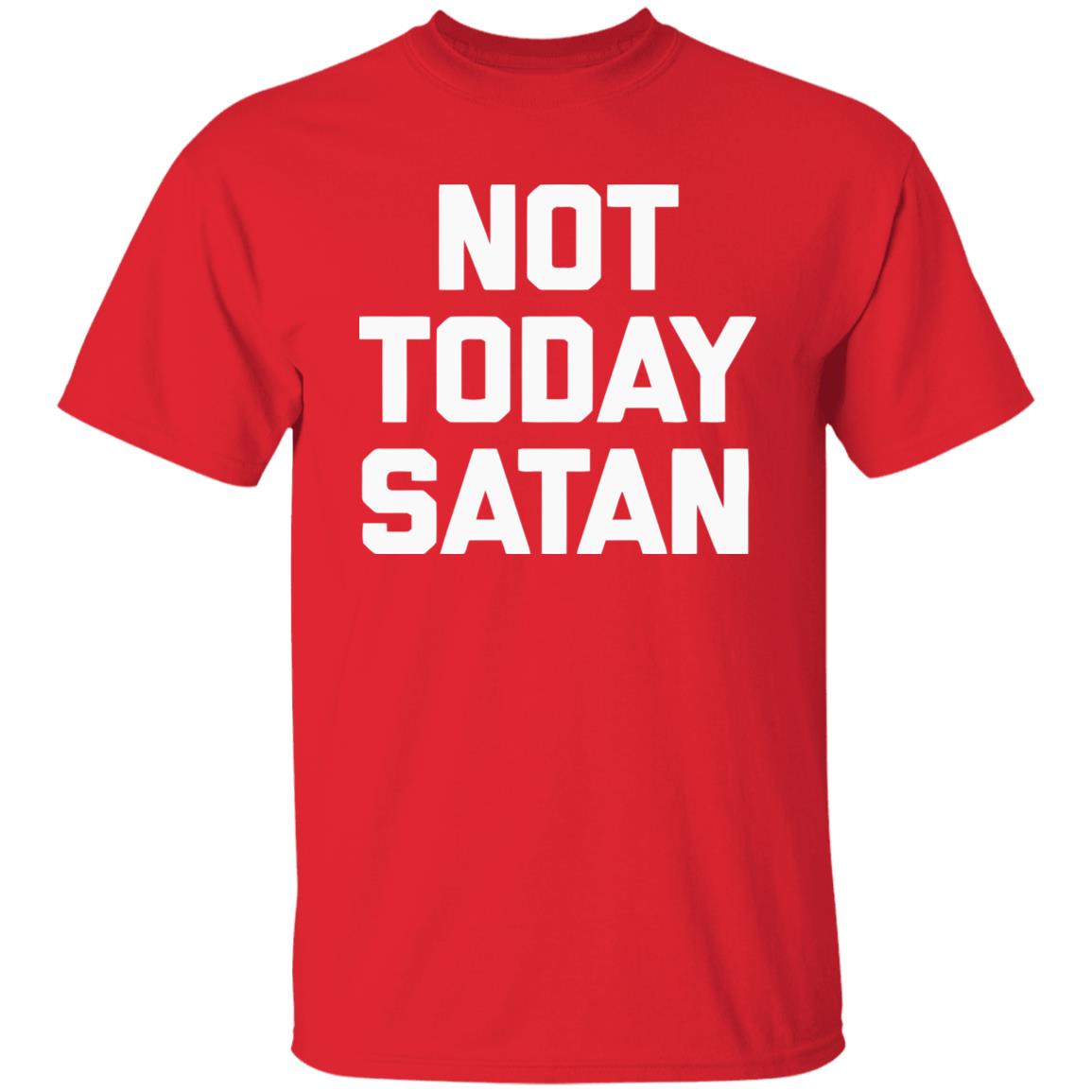 Not Today Satan Shirt Black Hoodie sweatshirt - Teechipus