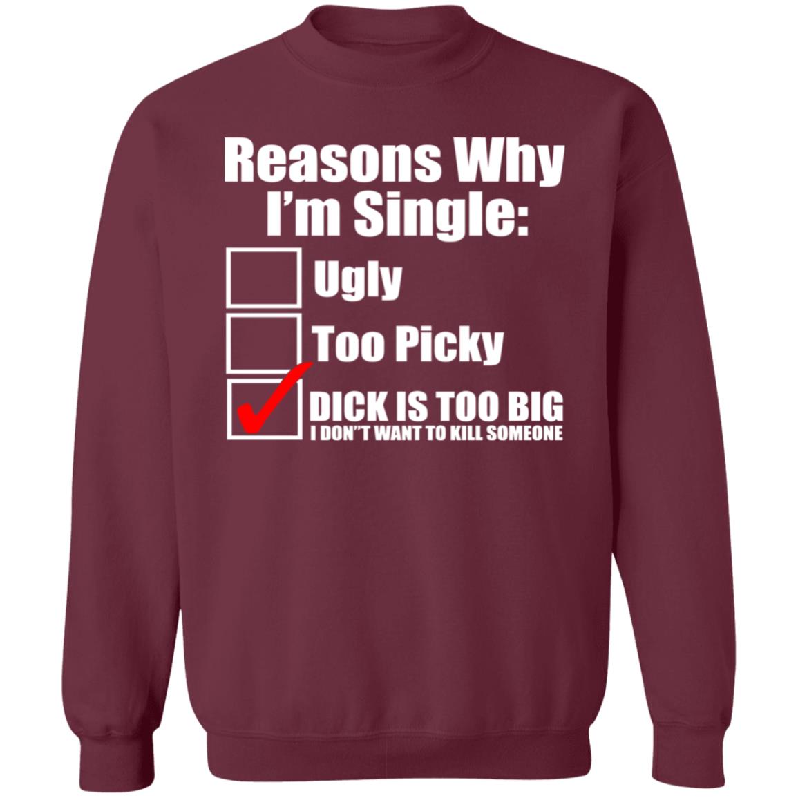 Reasons Why Im Single Ugly Picky Dick Too Big Mens Funny Tie Dye Hoodie - Teechipus