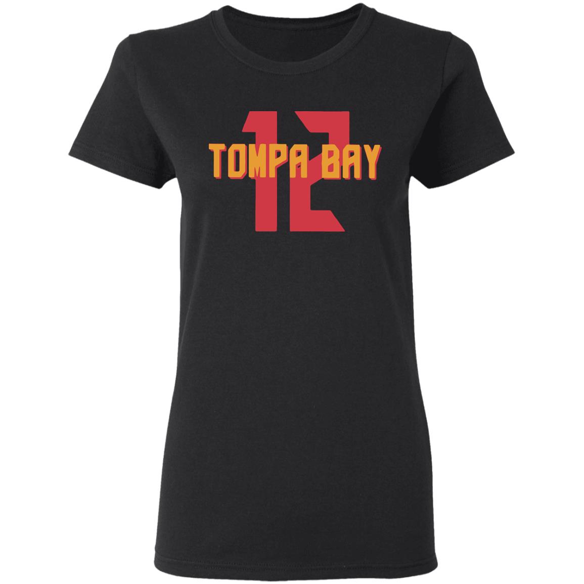 Tompa Bay Shirt Black Cothing Plus Size - Teechipus