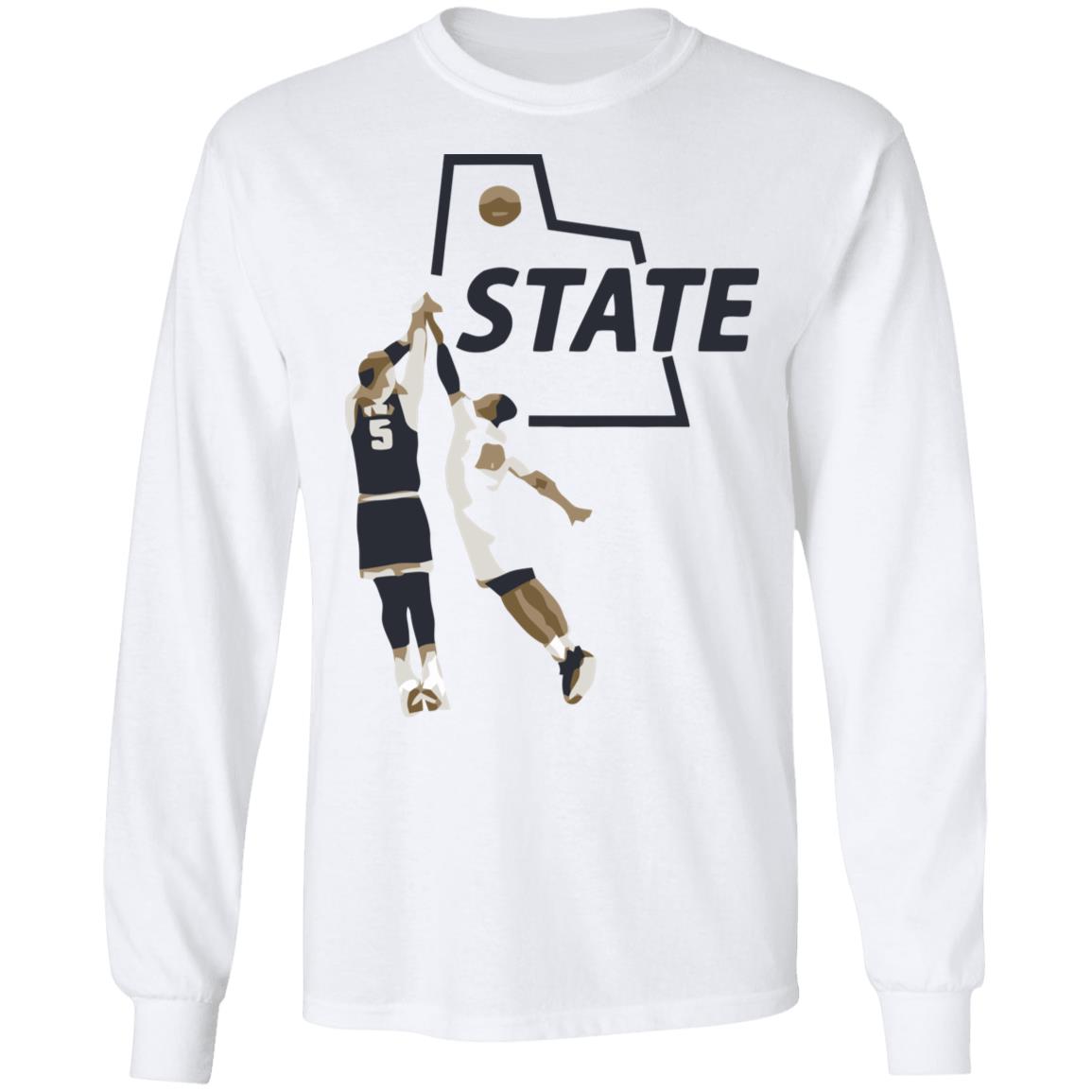U State Sam Baseball White Hoodie - Teechipus